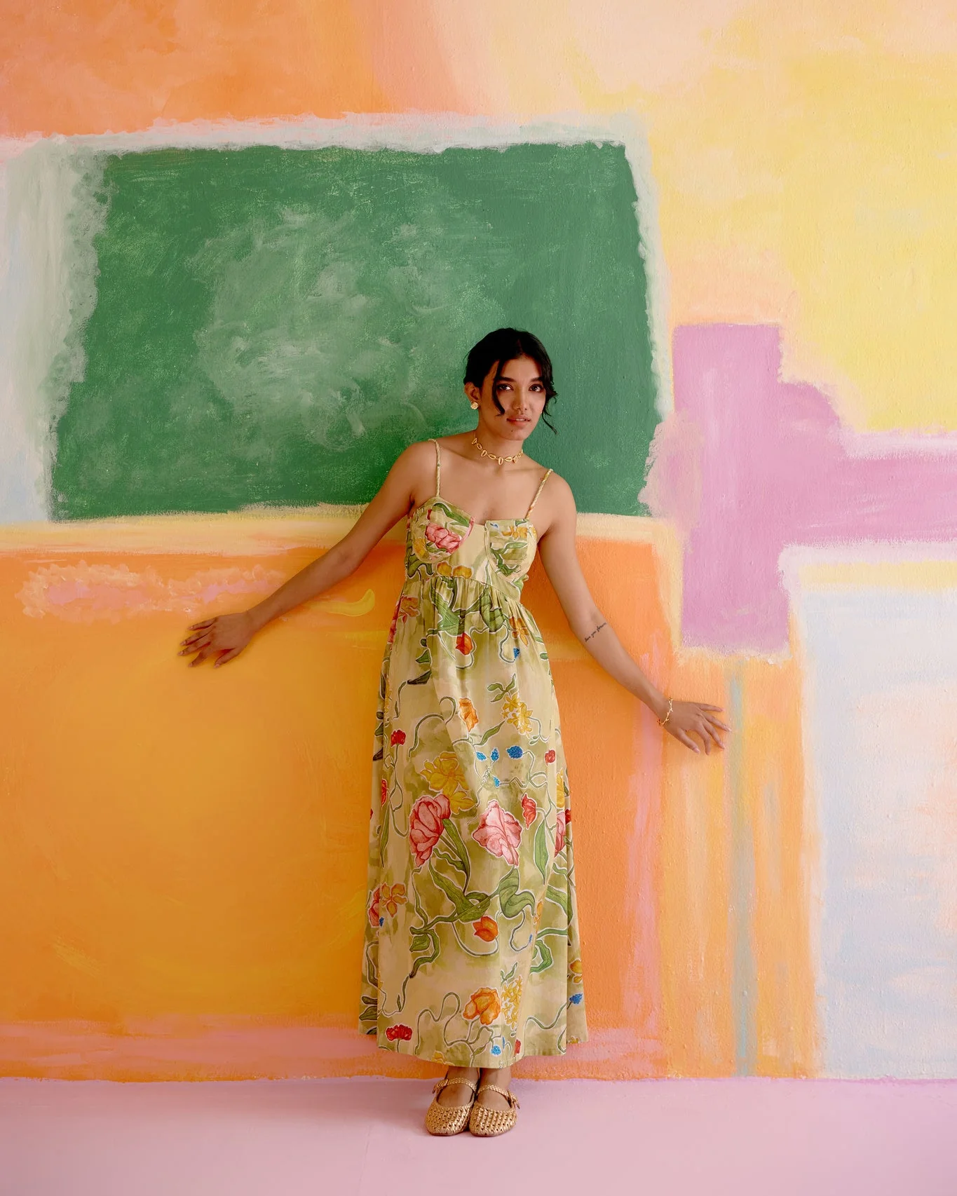 Como Maxi Dress in Le Jardin Print - Image 3