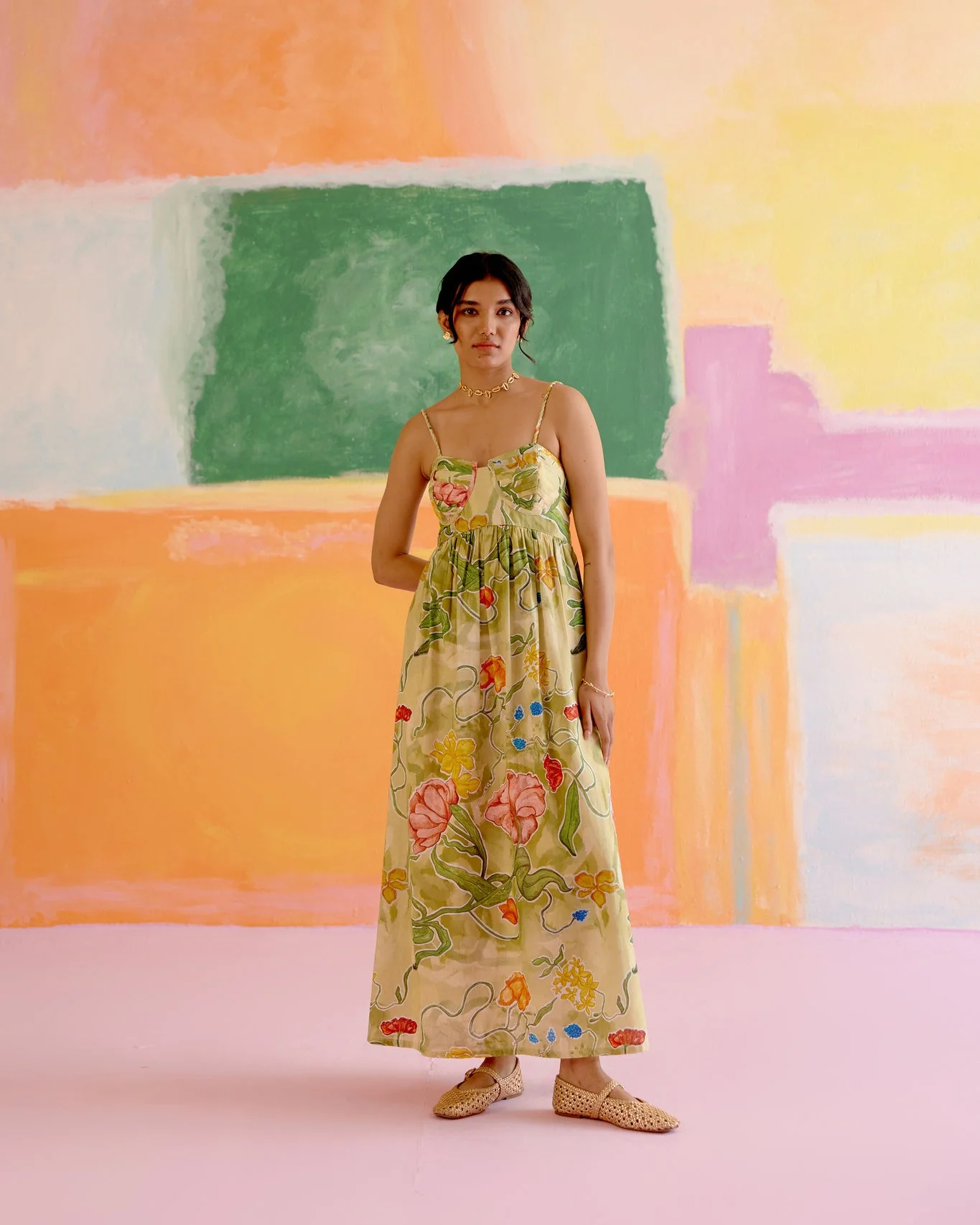 Como Maxi Dress in Le Jardin Print - Image 4