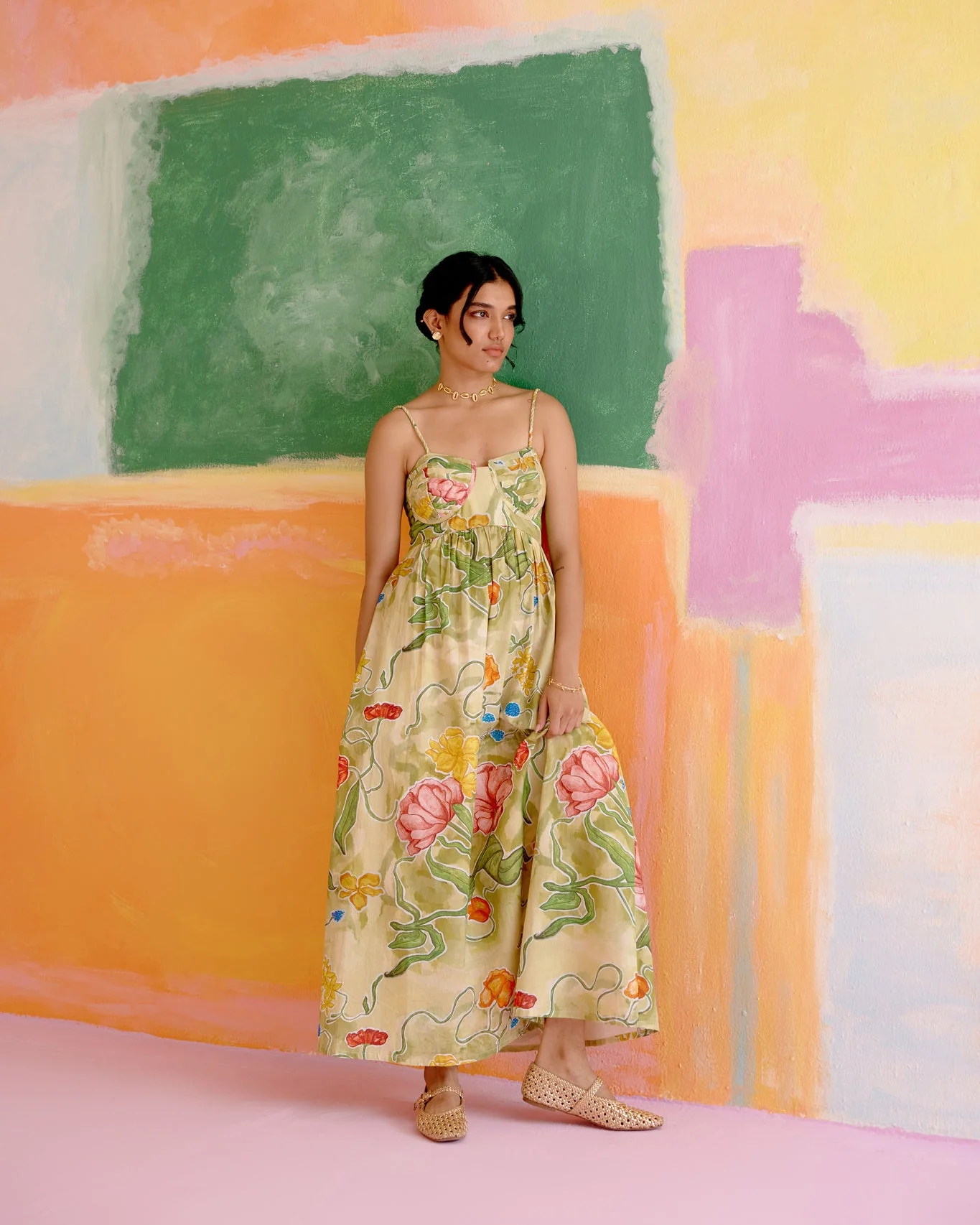 Como Maxi Dress in Le Jardin Print - Image 5
