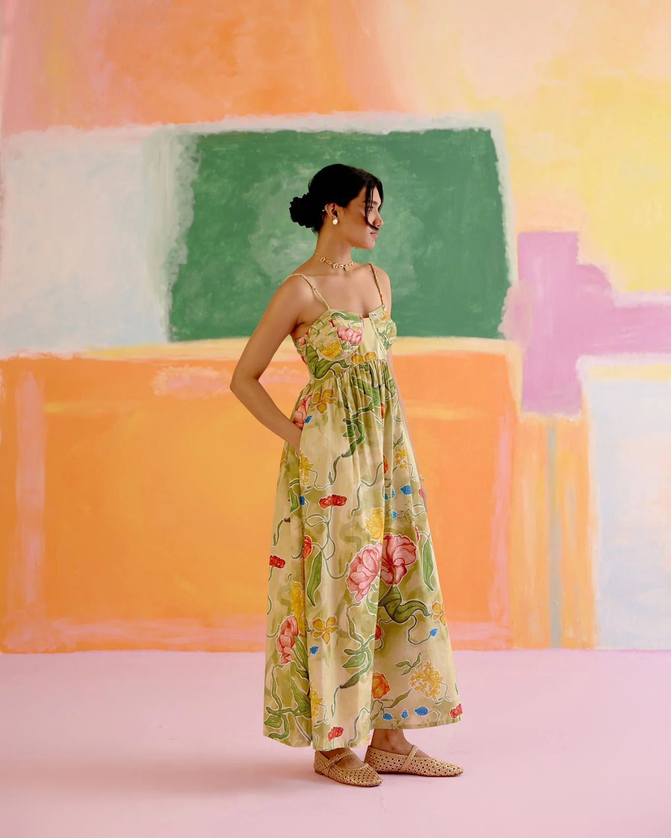 Como Maxi Dress in Le Jardin Print - Image 6