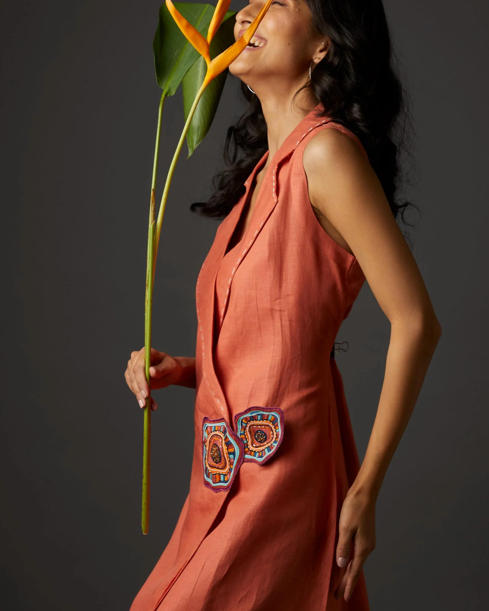 Coral Dreams Blazer Dress - Image 3