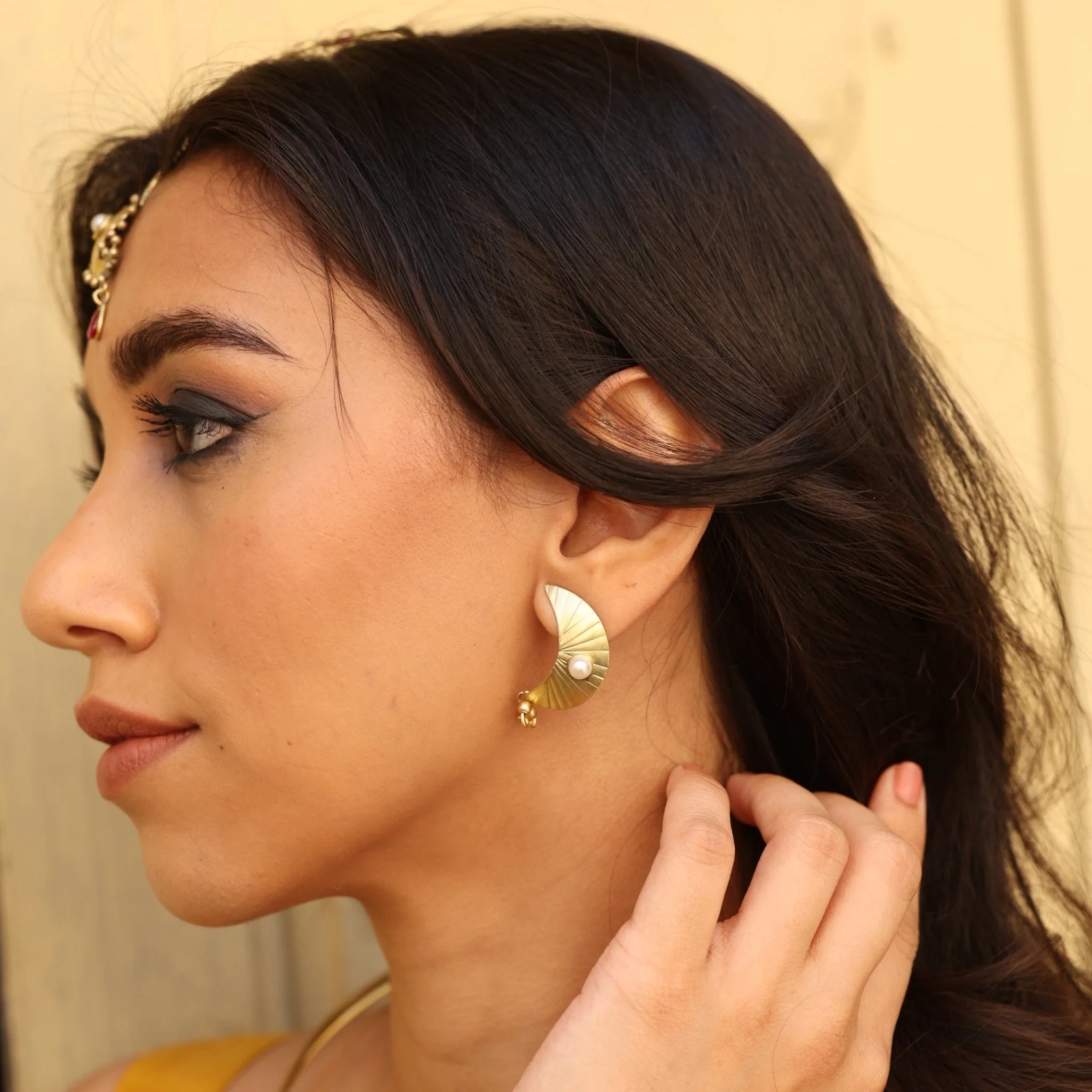 Crescent Earring