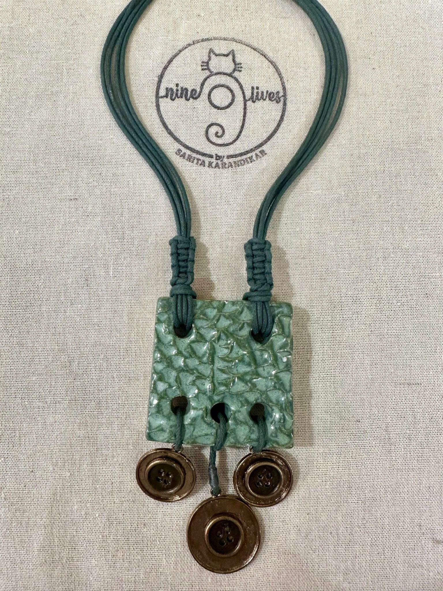Dangling Square Neckpiece