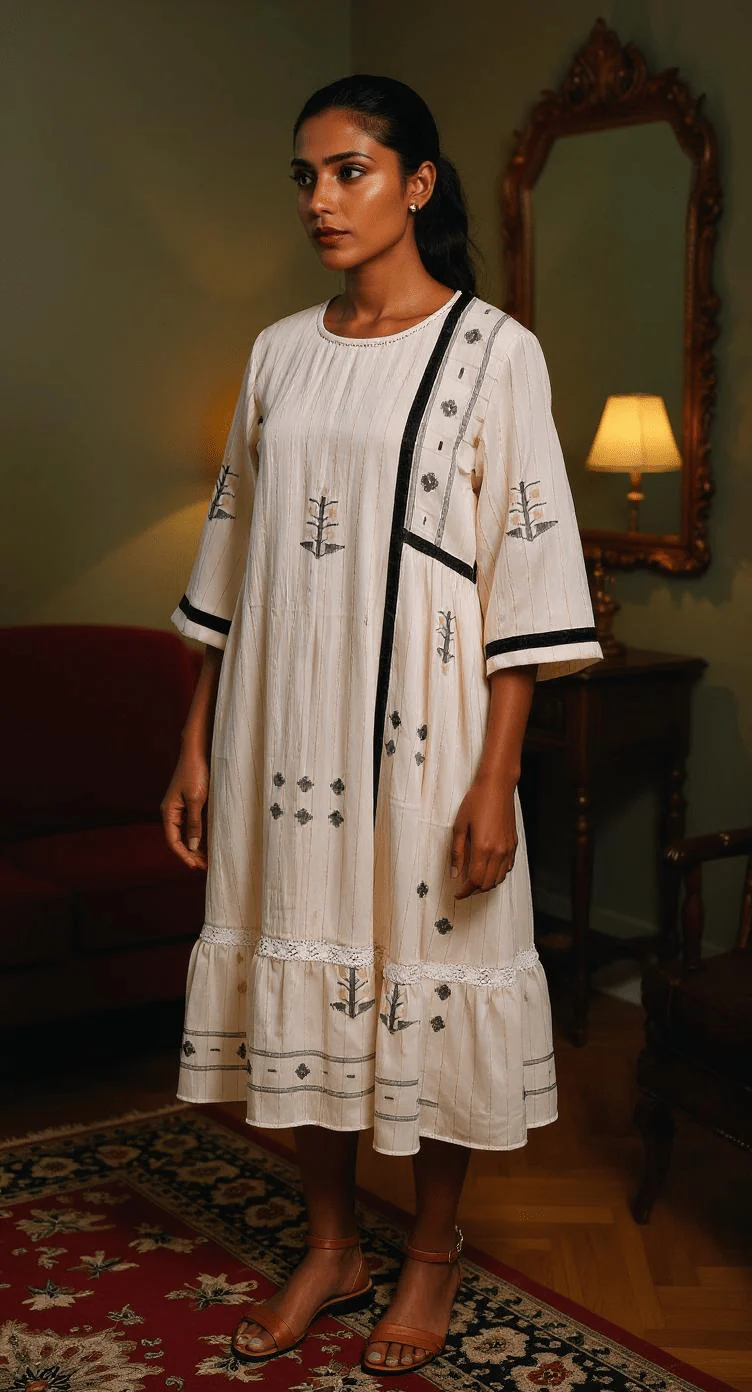 Delft Lace Dress - Image 2