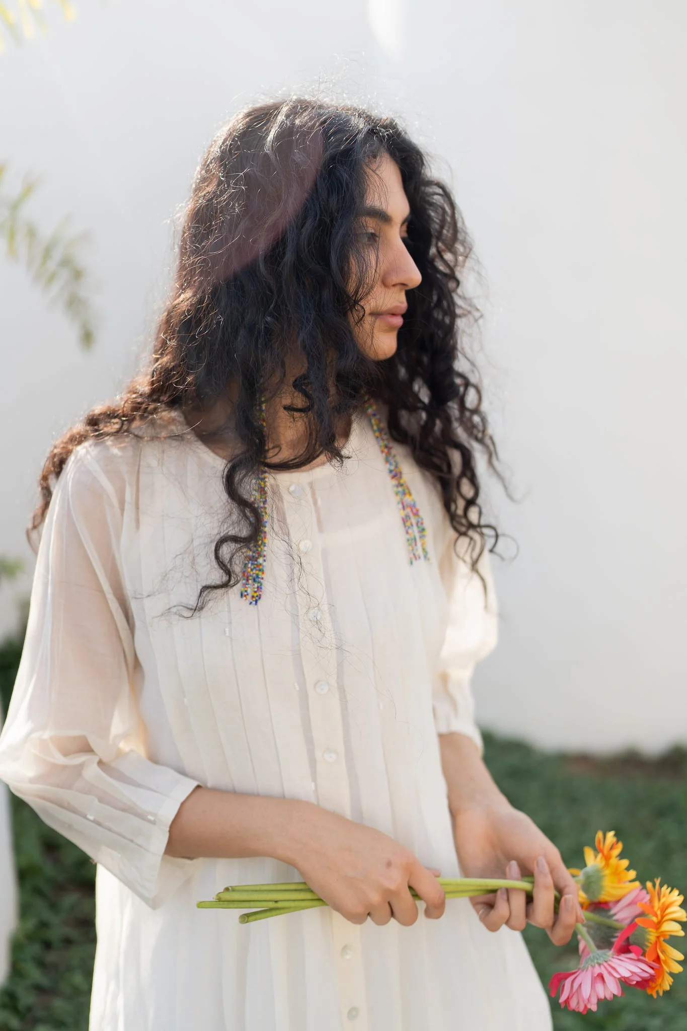 Dewy Mist Pleated Kurta Set - Image 5