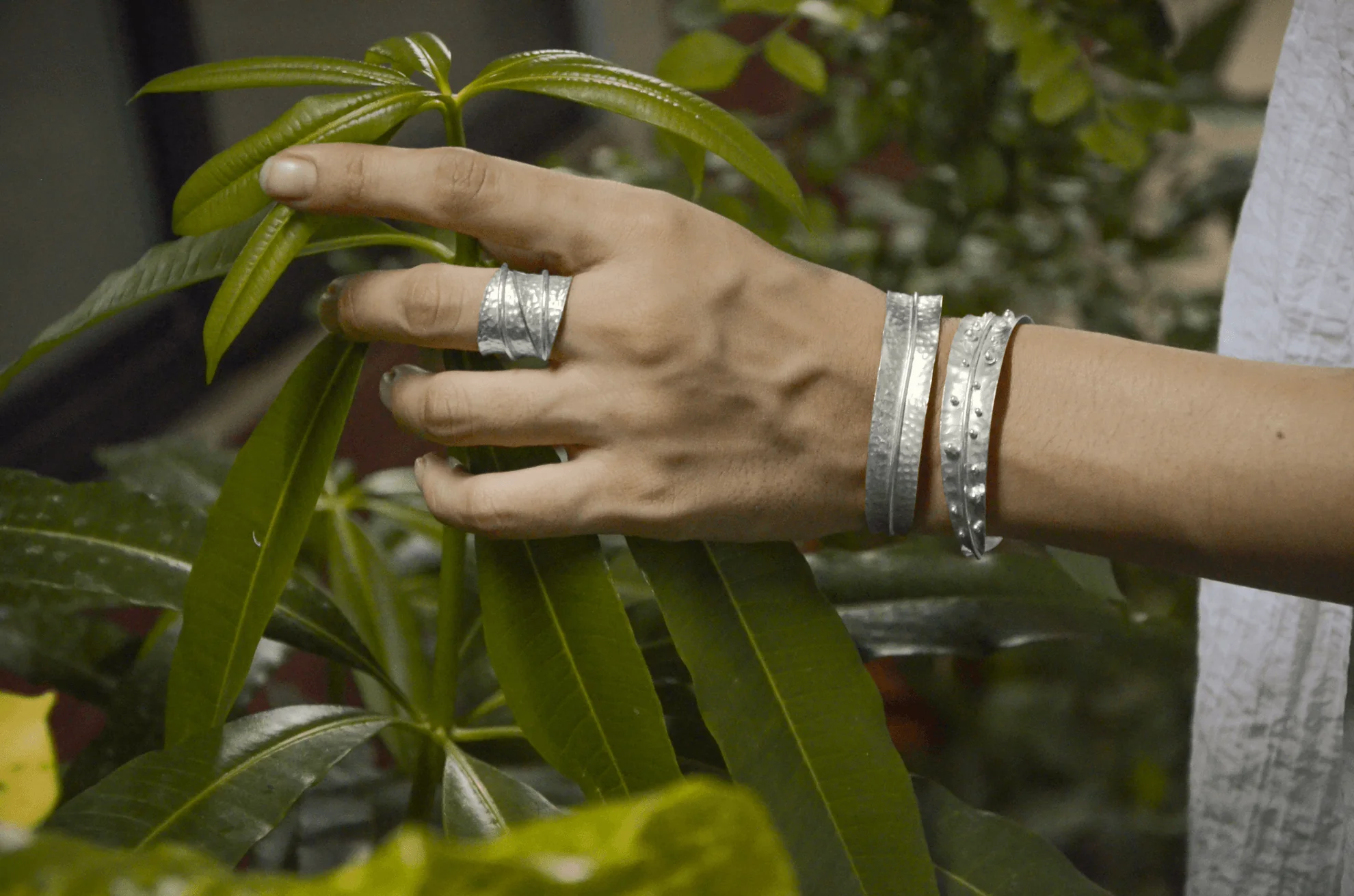 Dira Bangle - Morning Dew (Set of 2) - Image 3