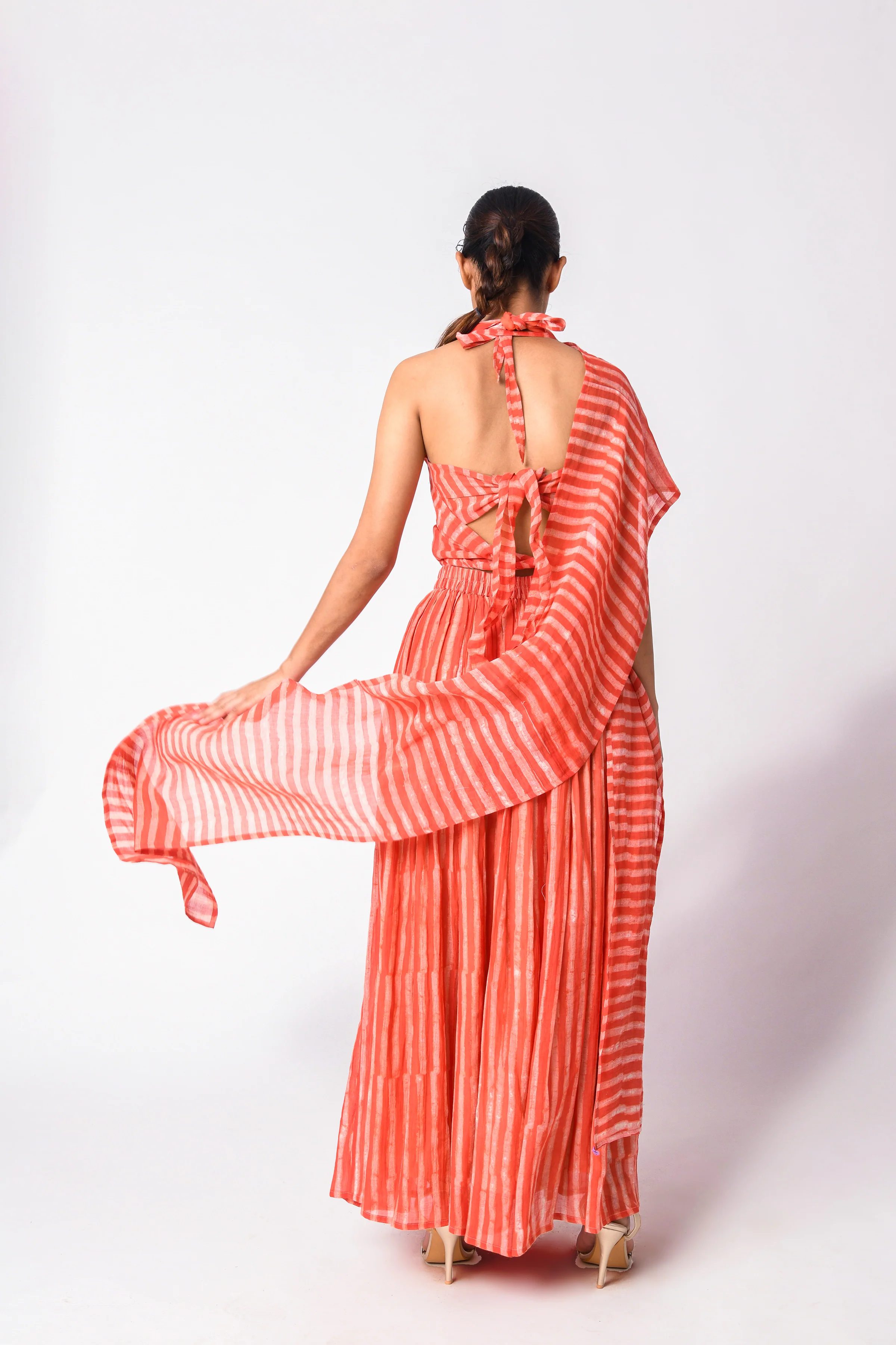 DIY Saree Set Coral - Image 4