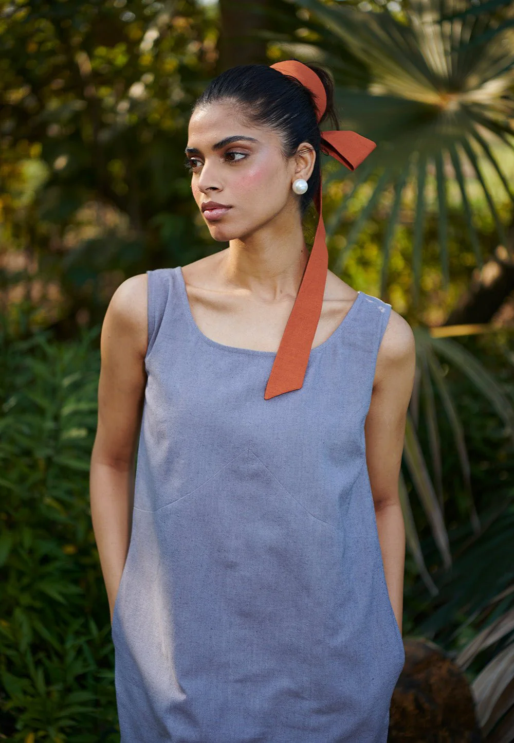 Dusk Co-Linen Shift Dress - Image 3