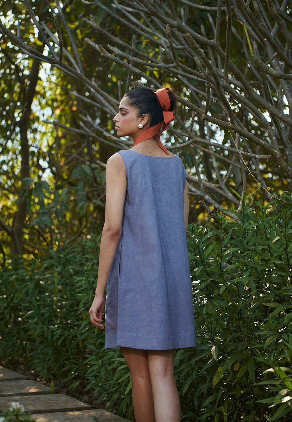 Dusk Co-Linen Shift Dress - Image 8