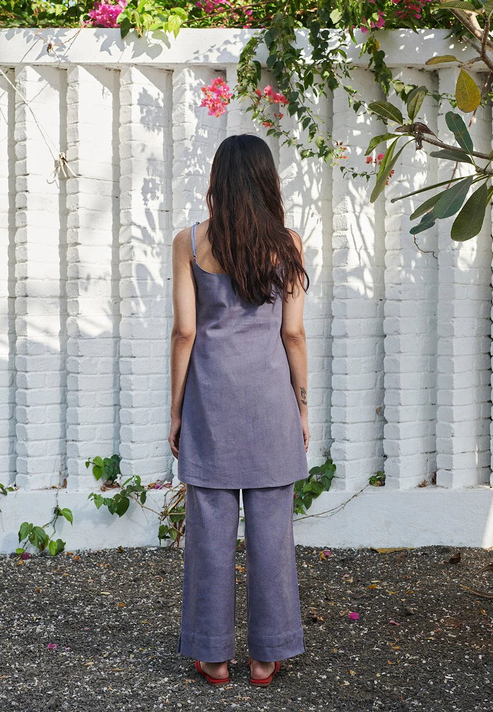 Dusk Co-Linen Slip Kurta - Image 6