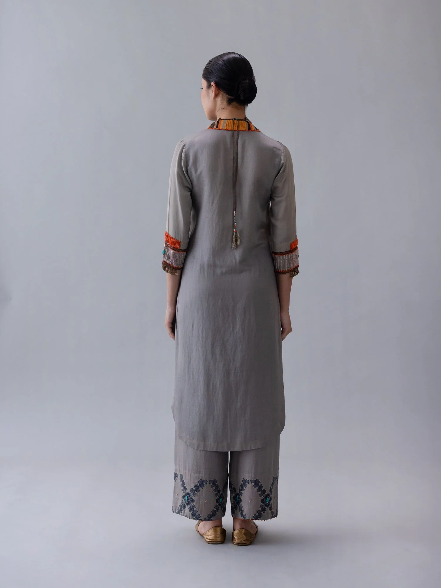 Dzong Grey Kurta - Image 5