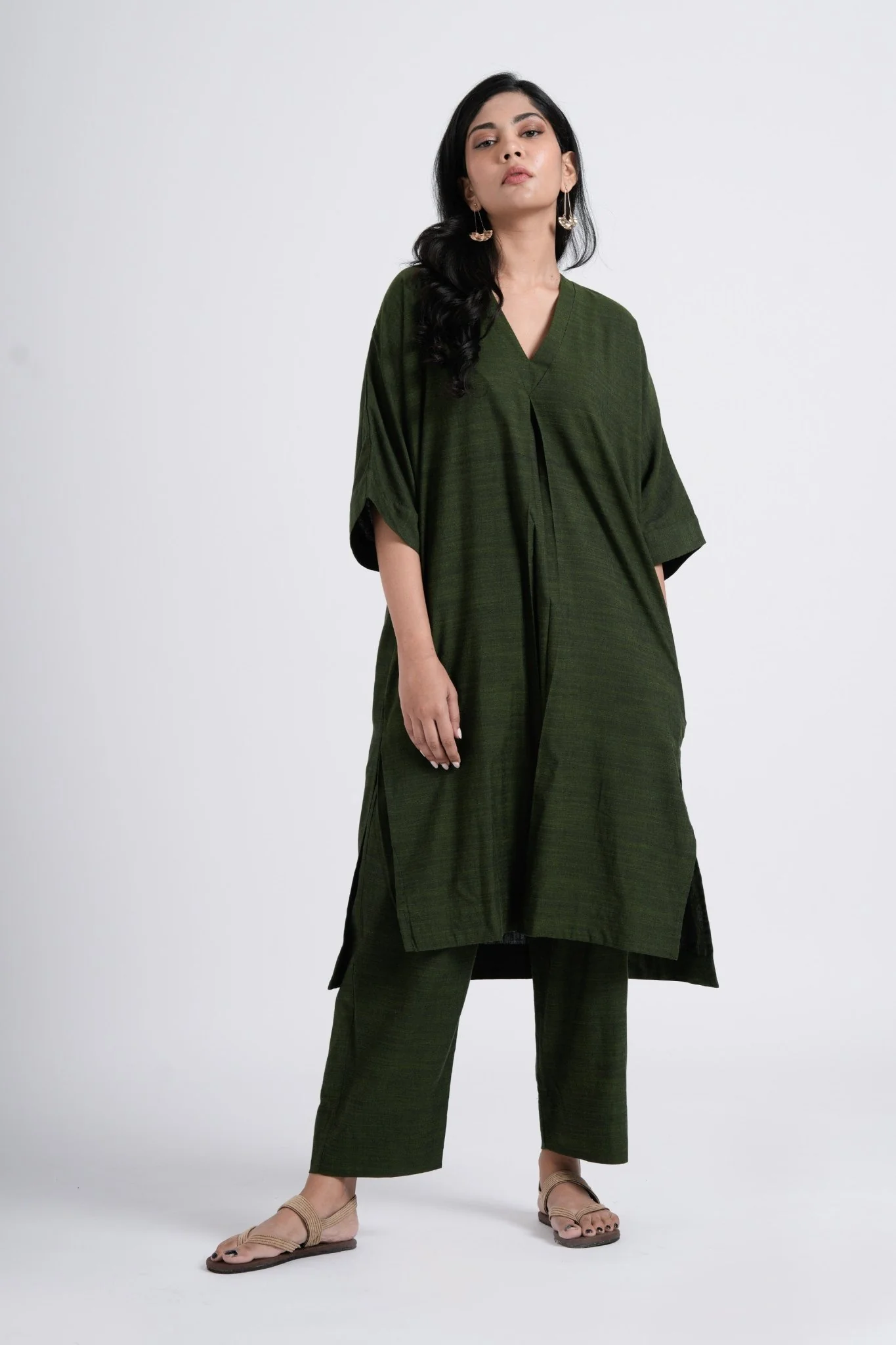 Ease Tunic - Seaweed Green