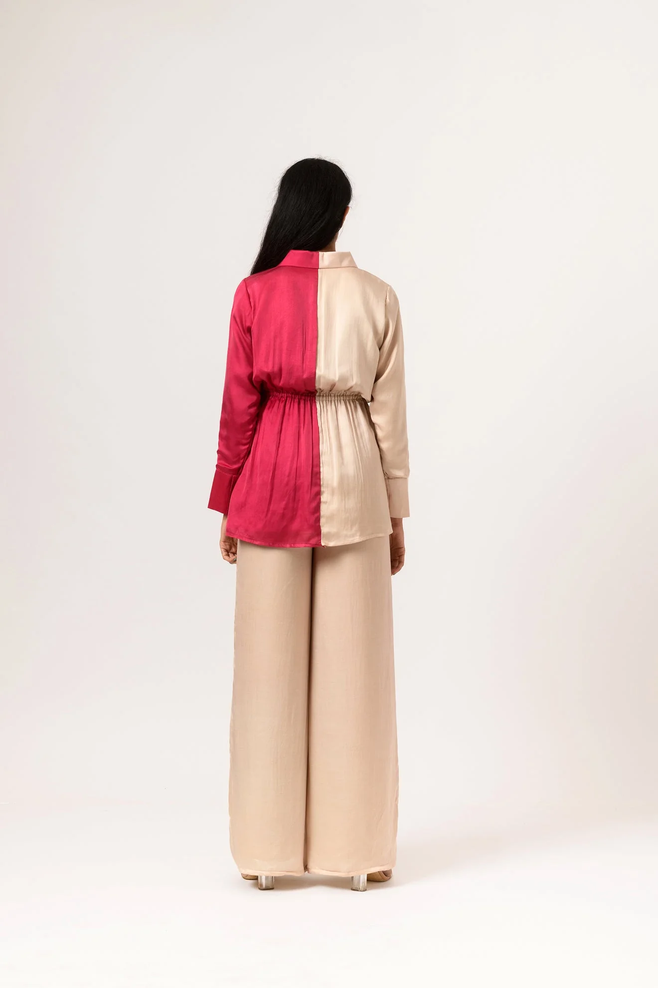 Ecru-Wine Full Co-ord Set - Image 4