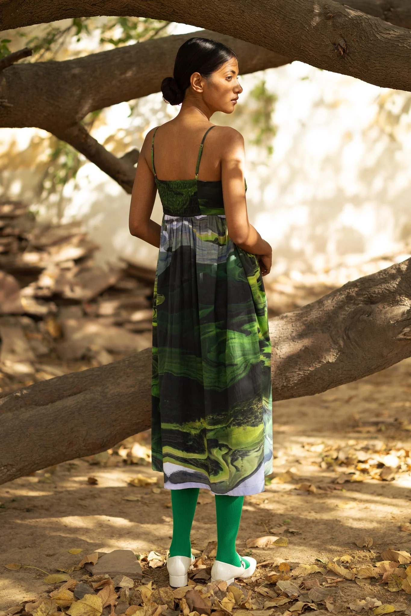 Ella Green Dress - Image 4