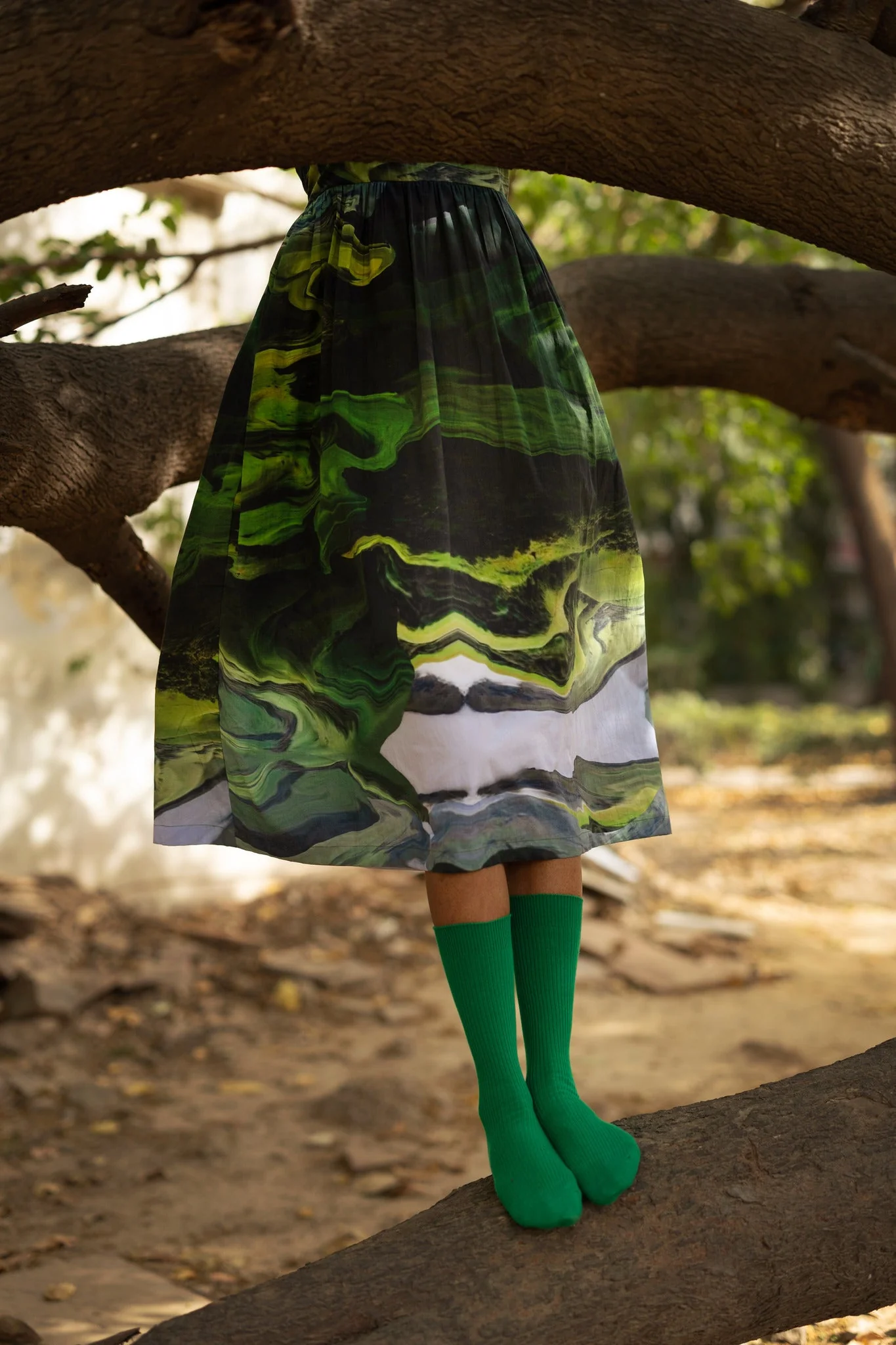 Ella Green Dress - Image 6