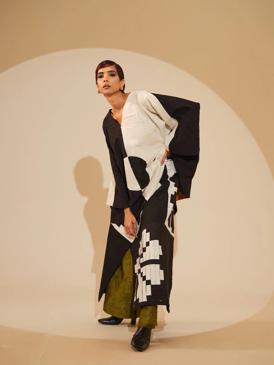 Ember Skirt - Black amd Natural - Image 7