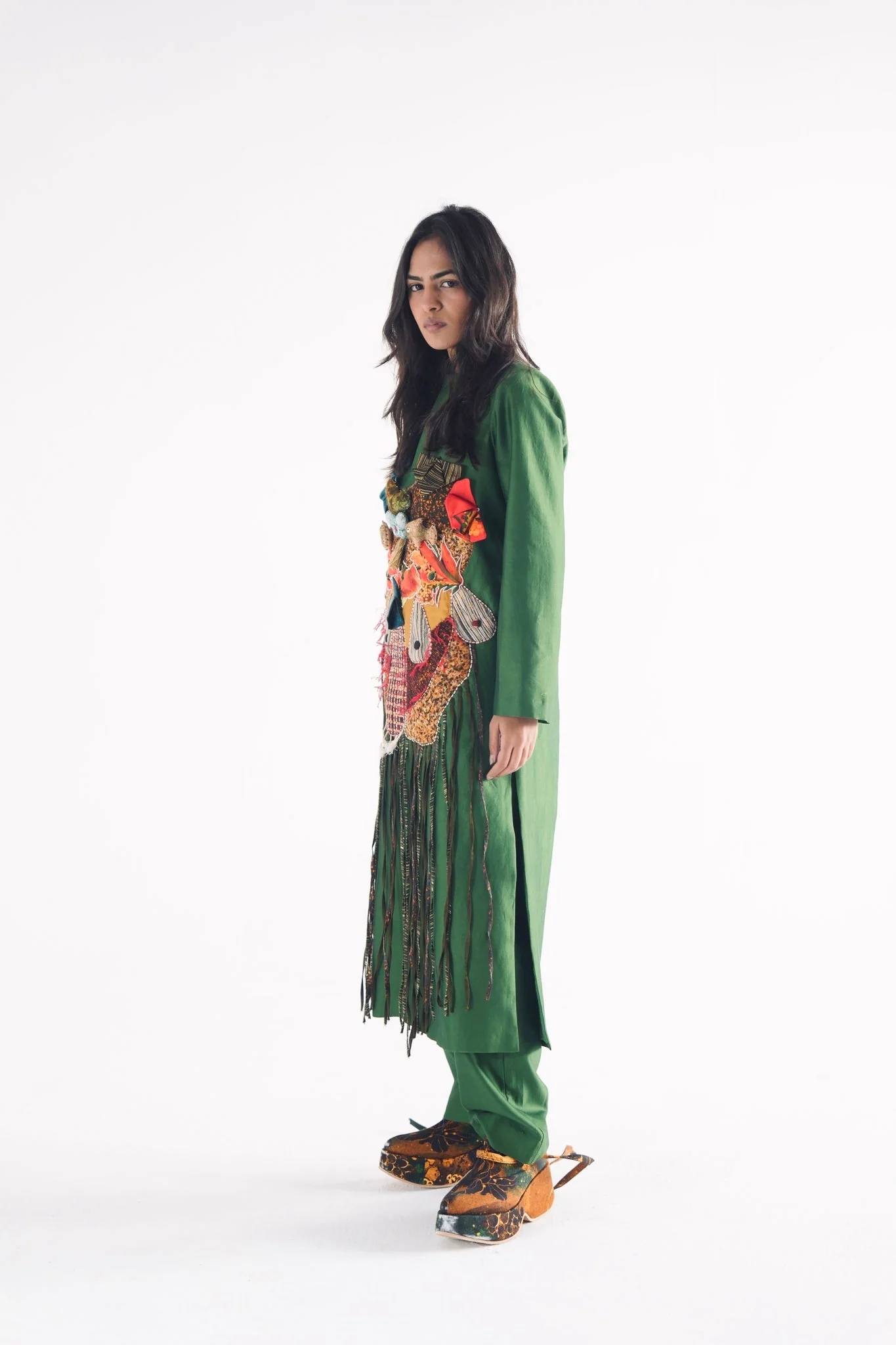 Emerald Echo Kurta Set - Image 3