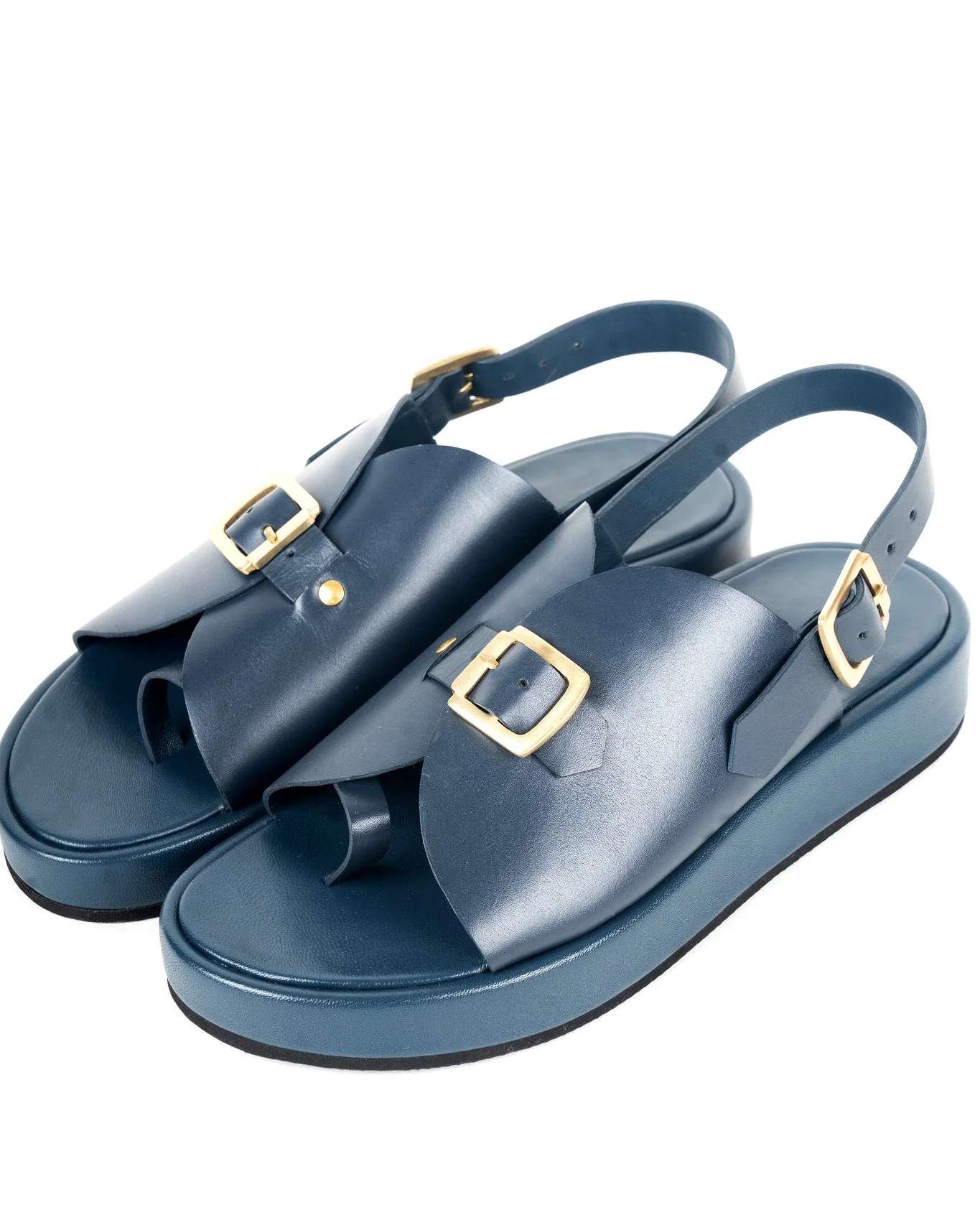 Envelope Platforms for Women - Navy - Image 2