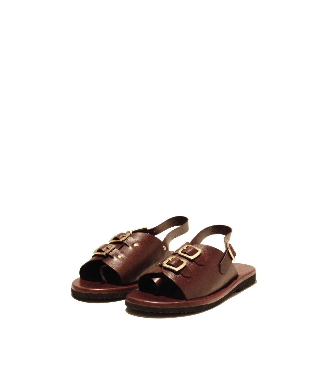 Envelope Sandals DB for Men - Burgundy - Image 4