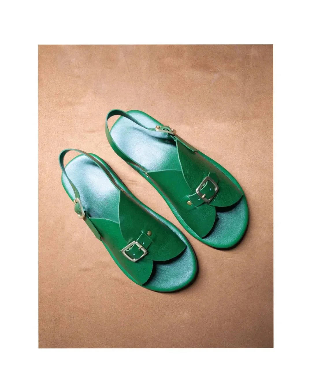 Envelope Sandals SB for Women - Green - Image 7