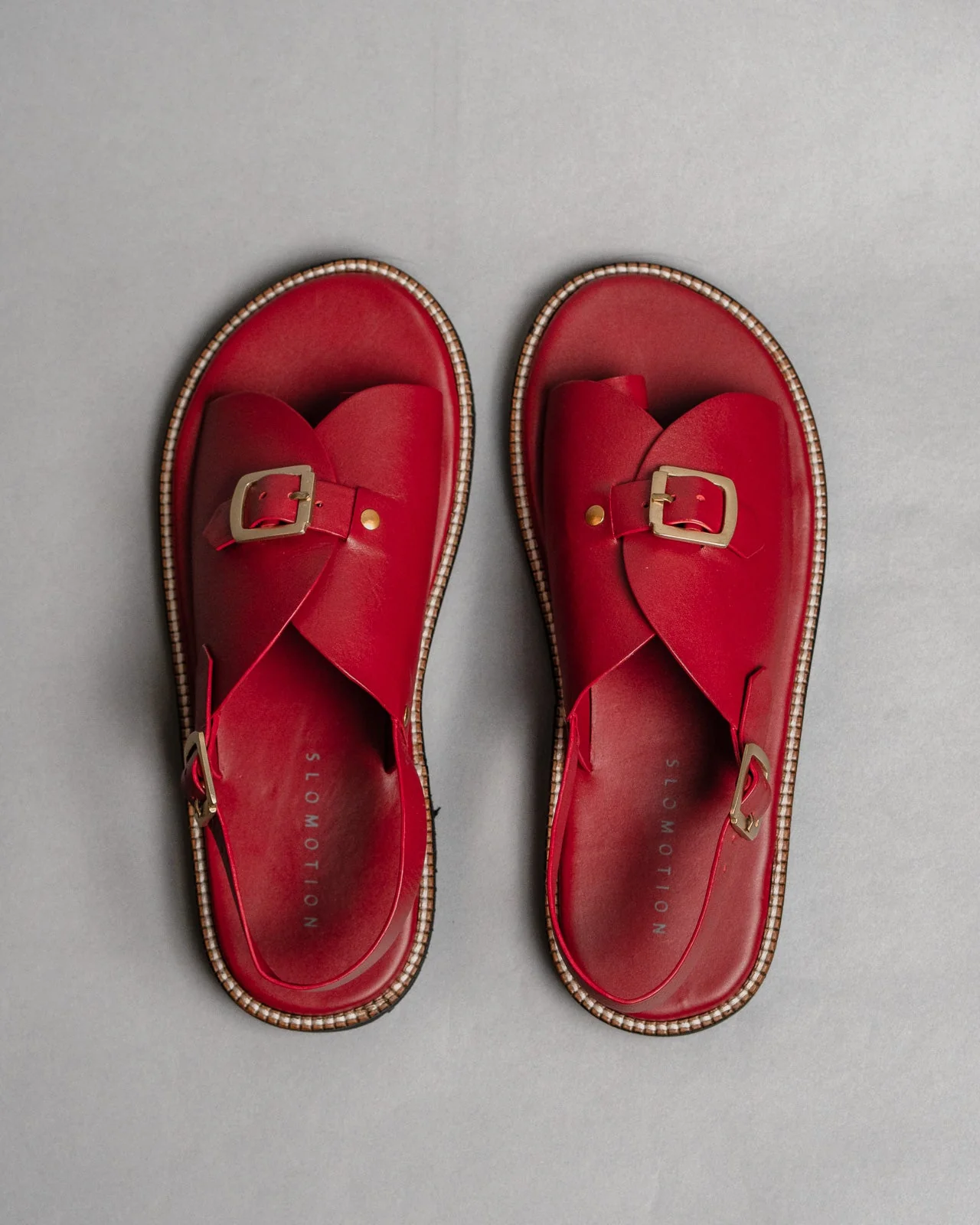Envelope Welt Sandals SB - Women's Sandals in Red - Image 3