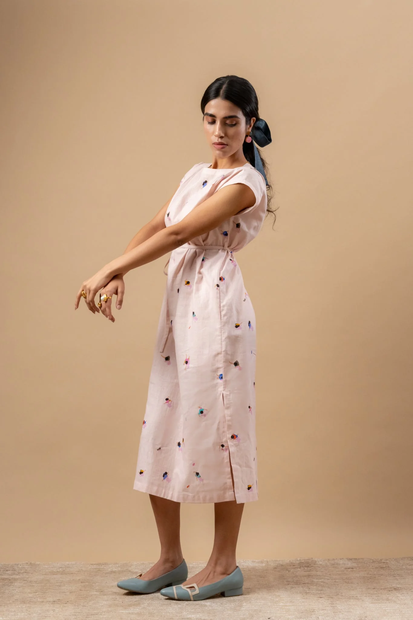 Erna Printed Dress - Image 6