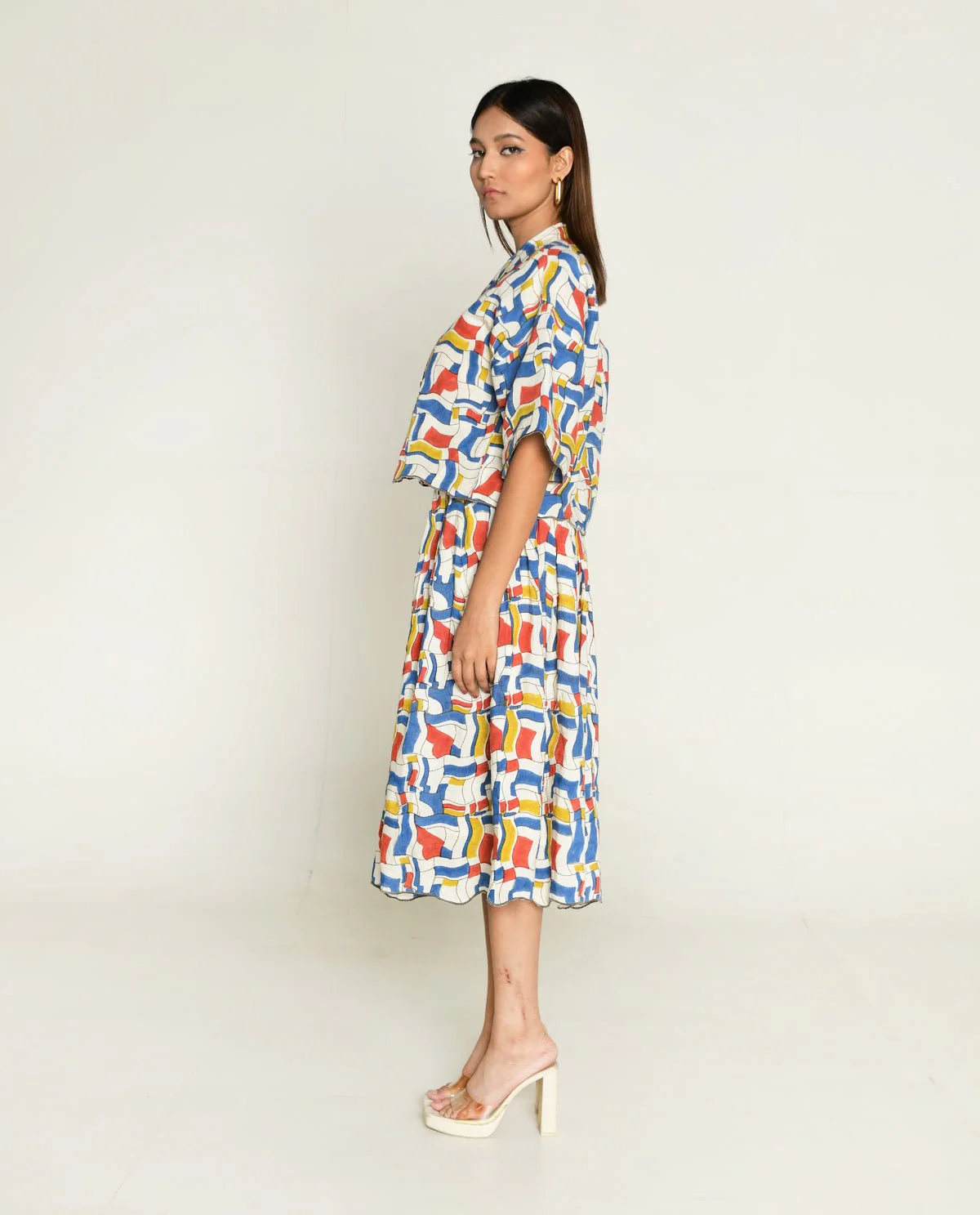 Escher Co-Ord Shirt With Skirt - Image 5
