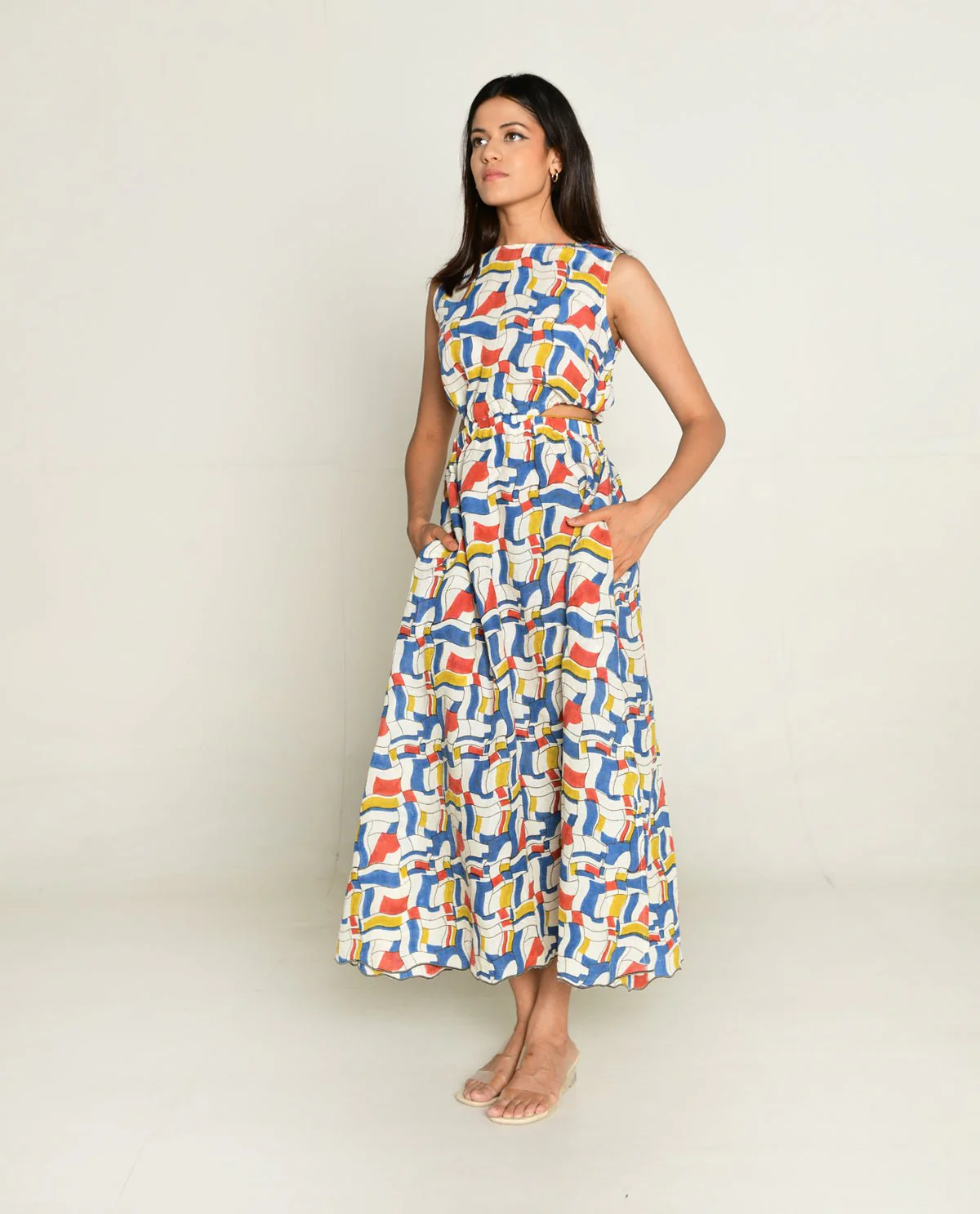 Escher Side Cut Dress - Image 5