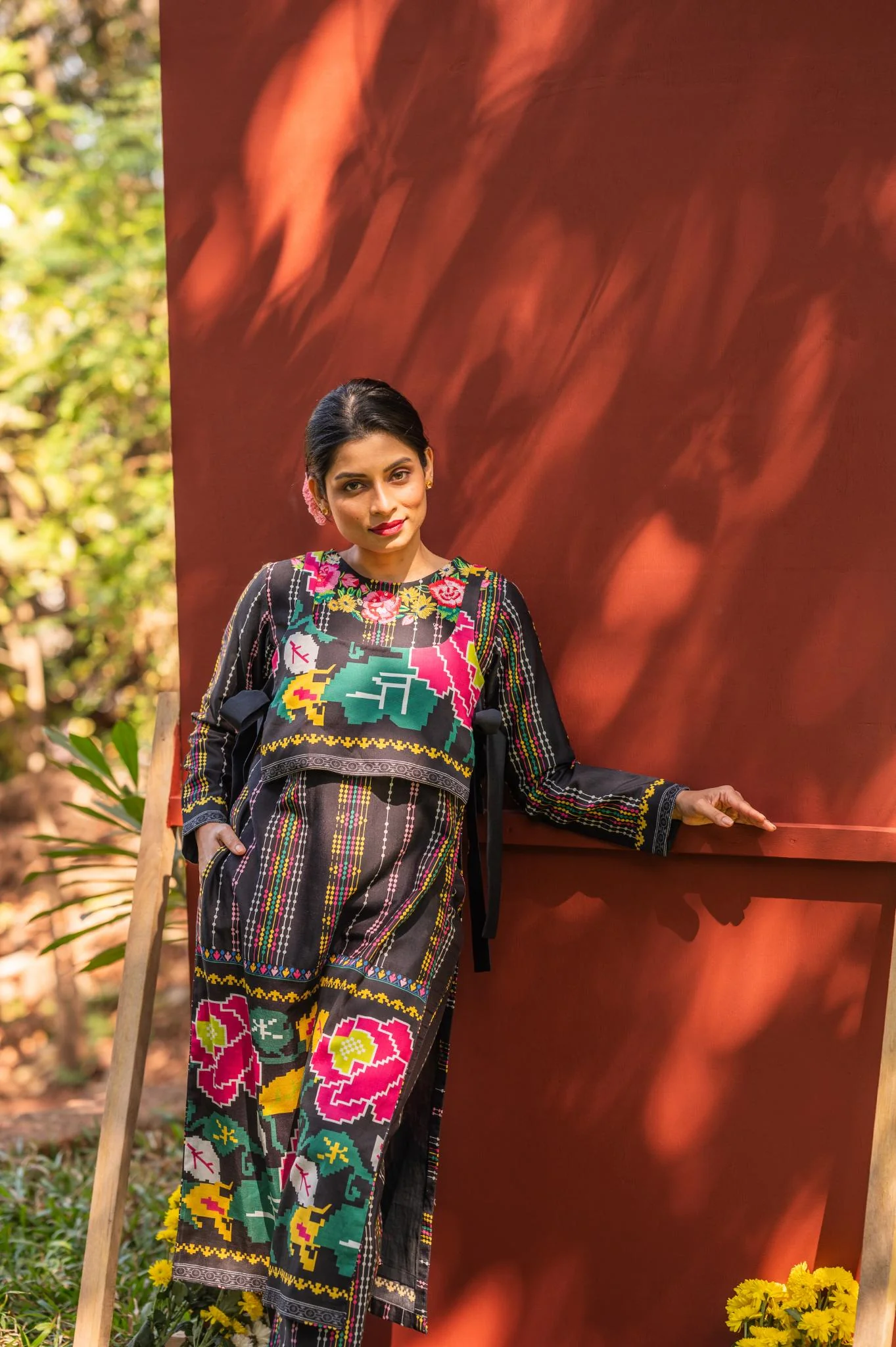 Evening Primrose Kurta Set - Image 5