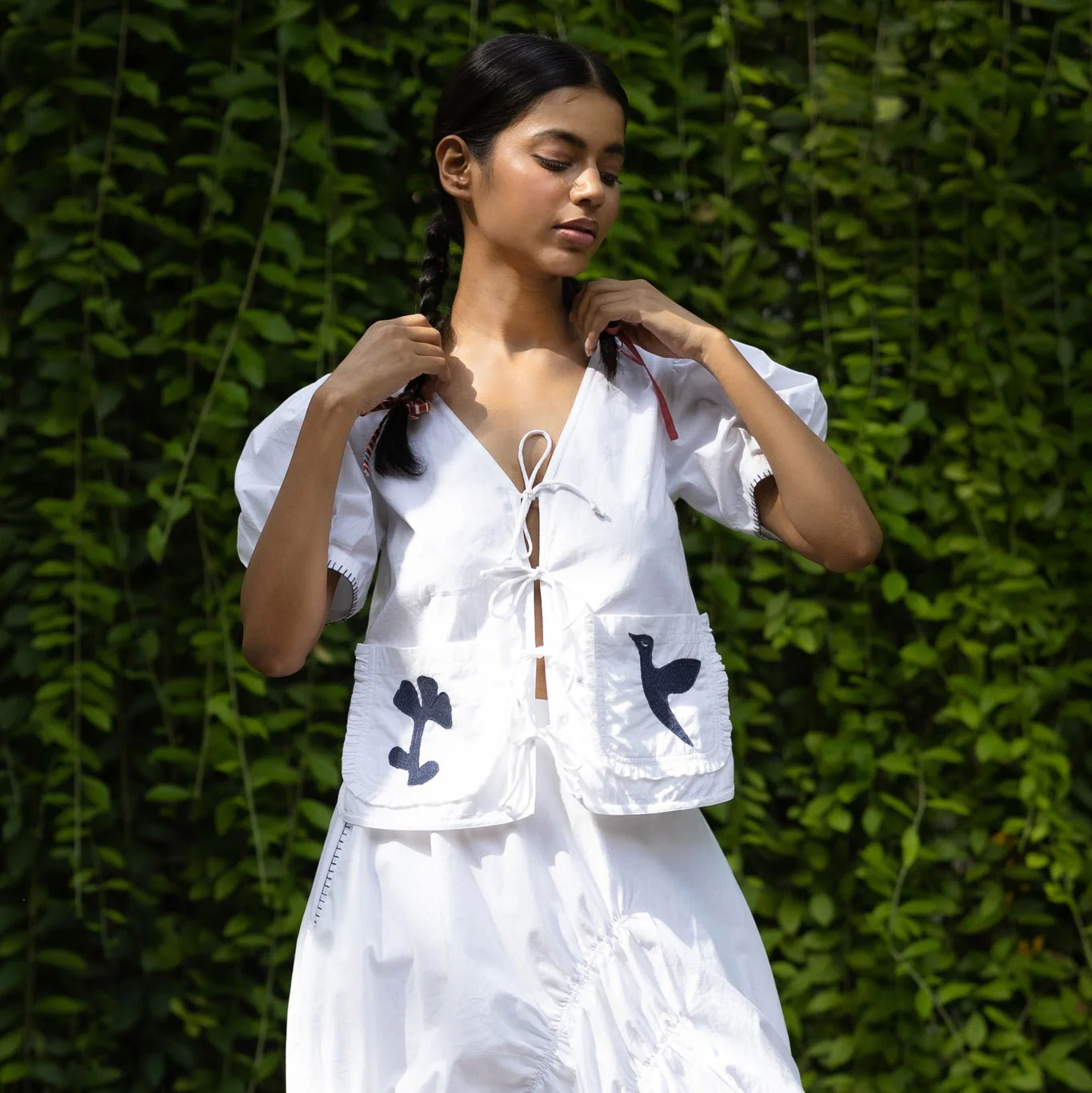 Fern White Top - Image 2