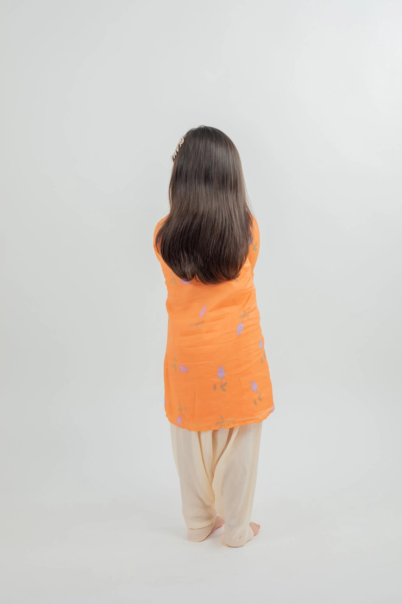 Festive Muslin Kurta Dhoti Set - Image 3