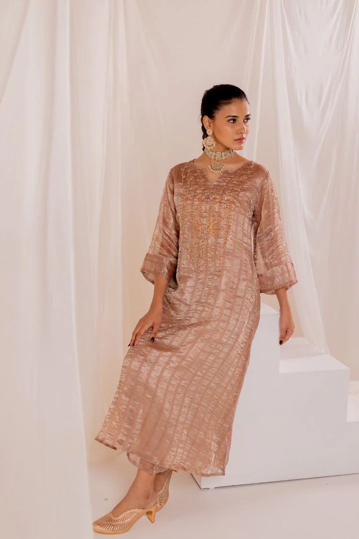Firduas Striped Kurta - Image 3