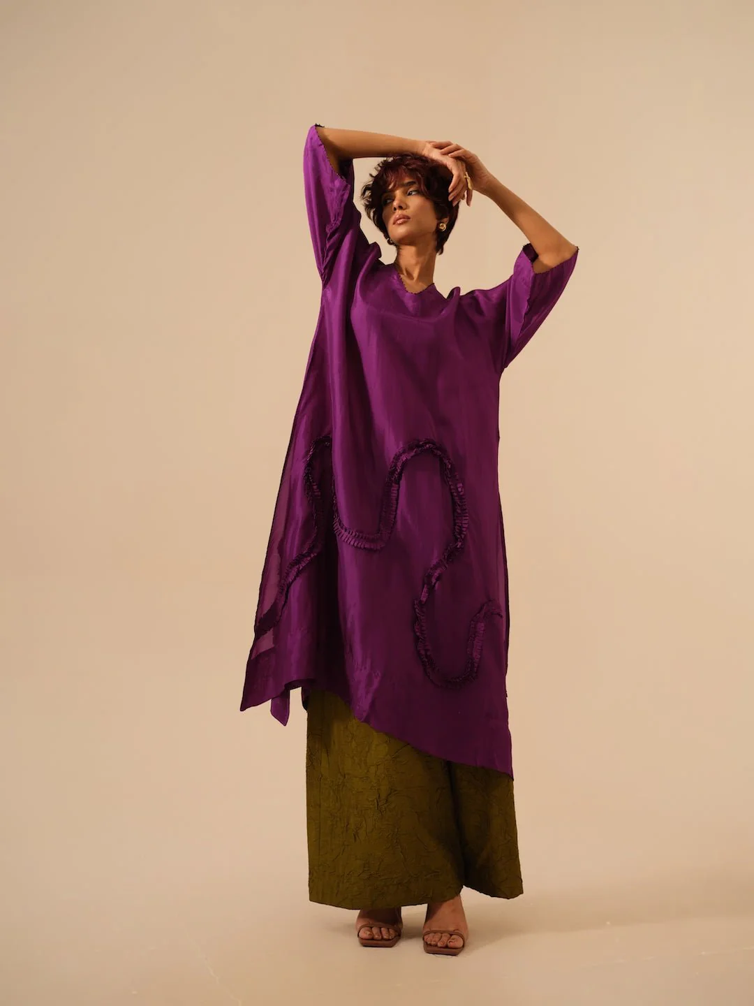 Flamingo Tunic - Aubergine - Image 2