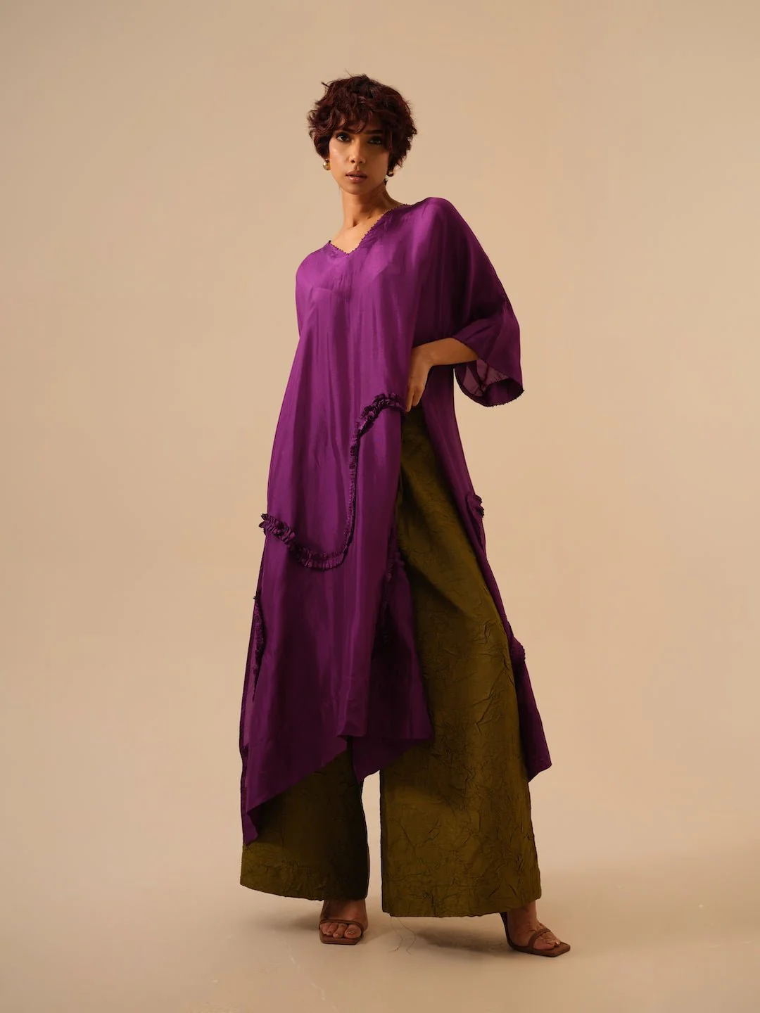 Flamingo Tunic - Aubergine - Image 4