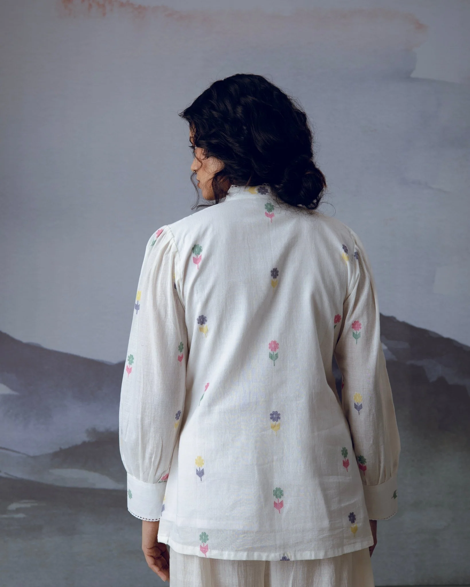 Flora Shirt - White - Image 5