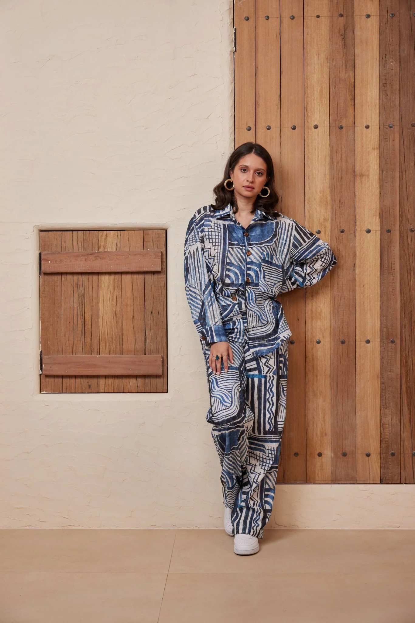 Florence Pants In Ink Print - Image 4