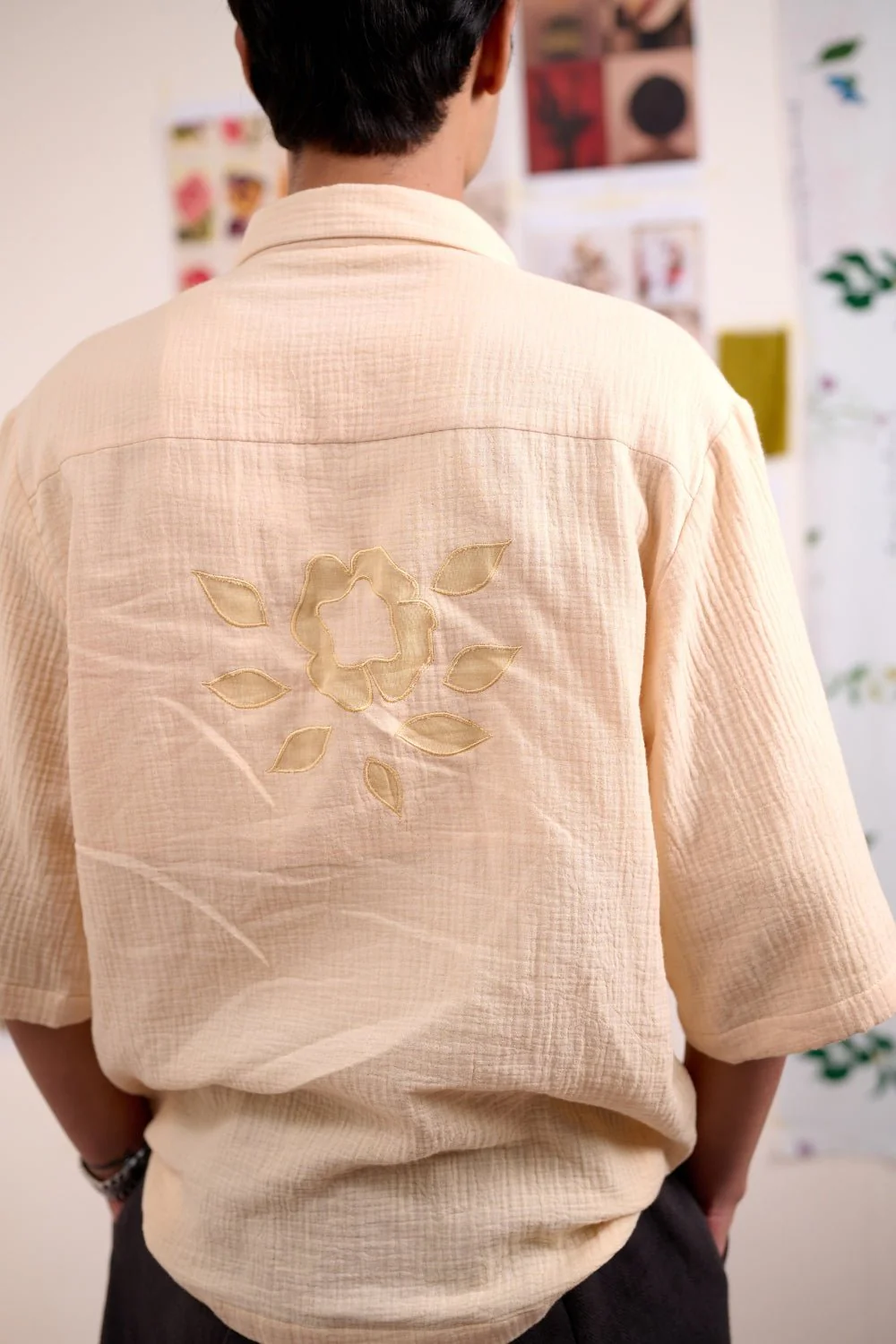 Florique Beige Shirt - Image 3