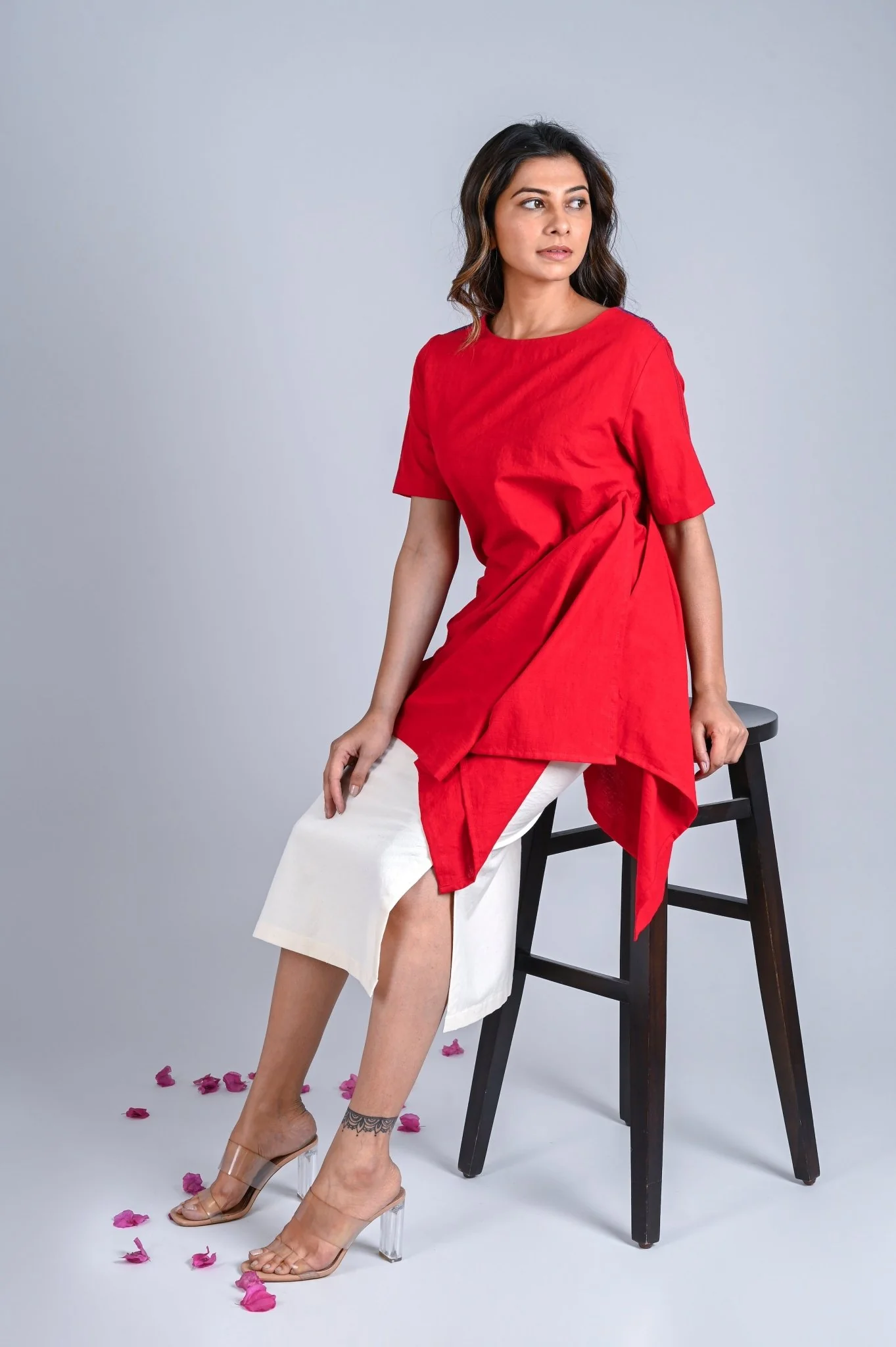 Folded Asymmetric Tunic - Image 2