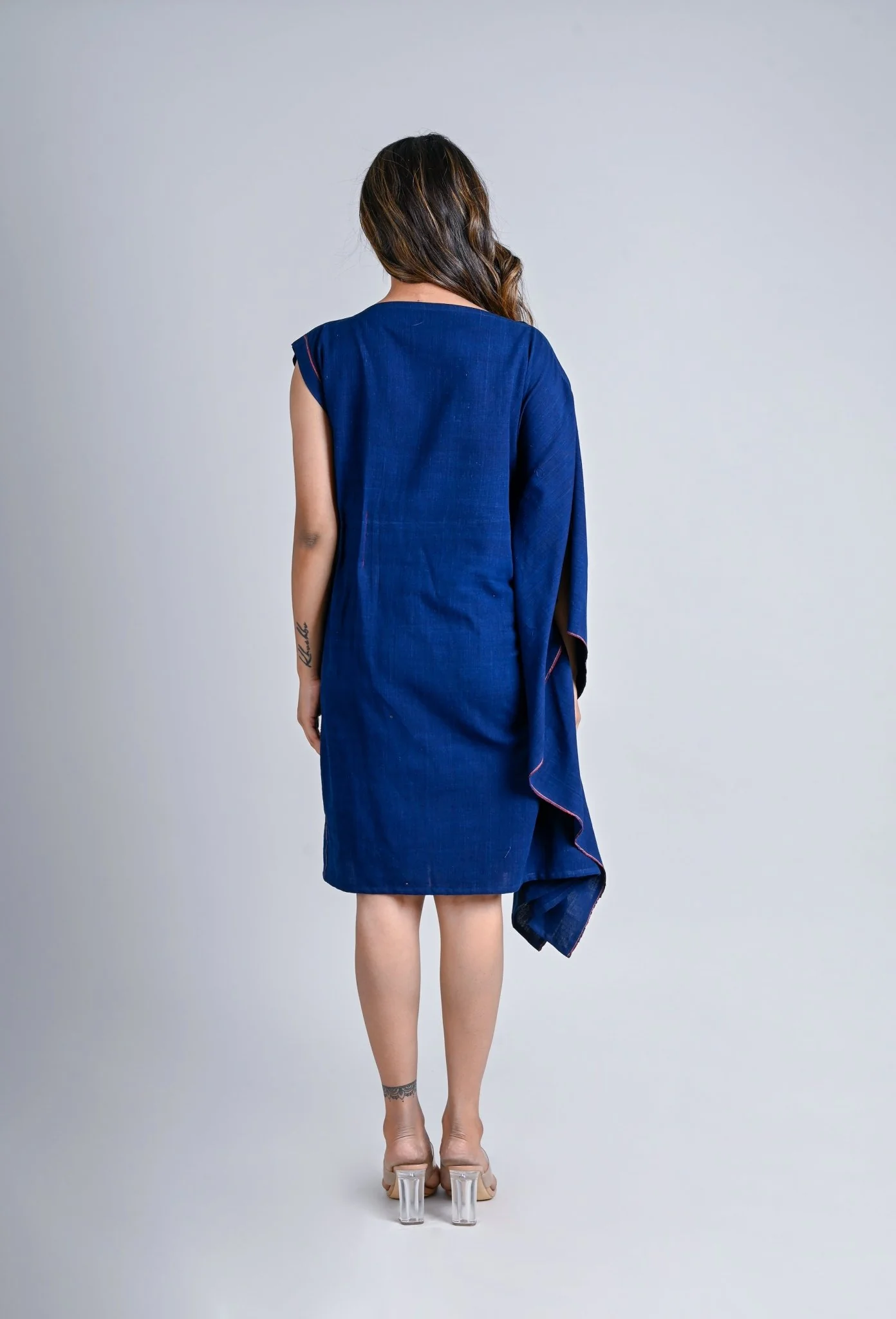 Folded & Gathered Dress - Zero Waste - Image 5