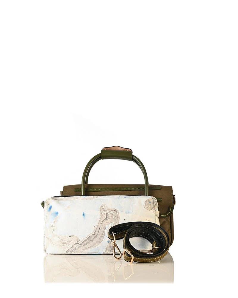 Forest Criss Cross Hand Bag - Image 4