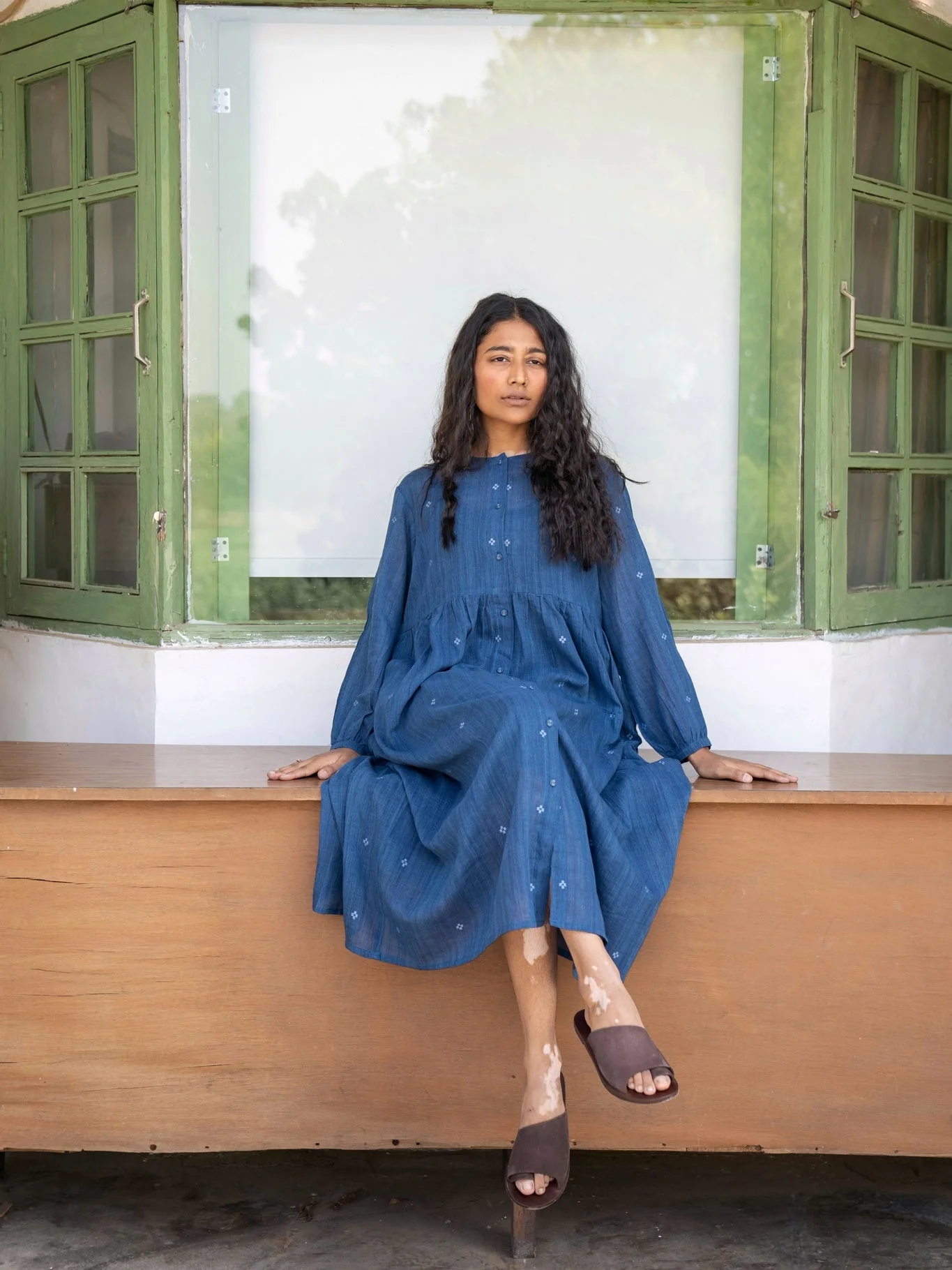 Fragments Jamdani Shirt Dress - Image 8