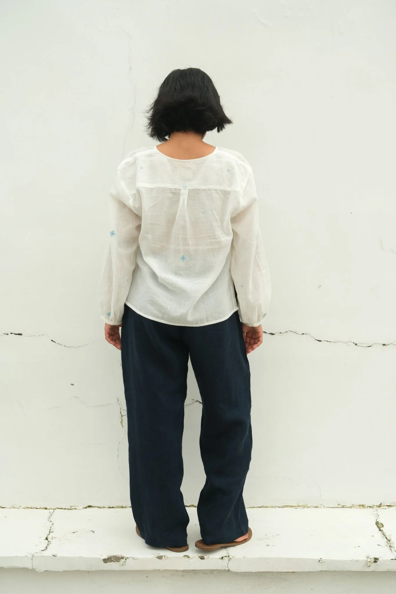 Gathering Flowers: Jamdani Blouse - Image 5