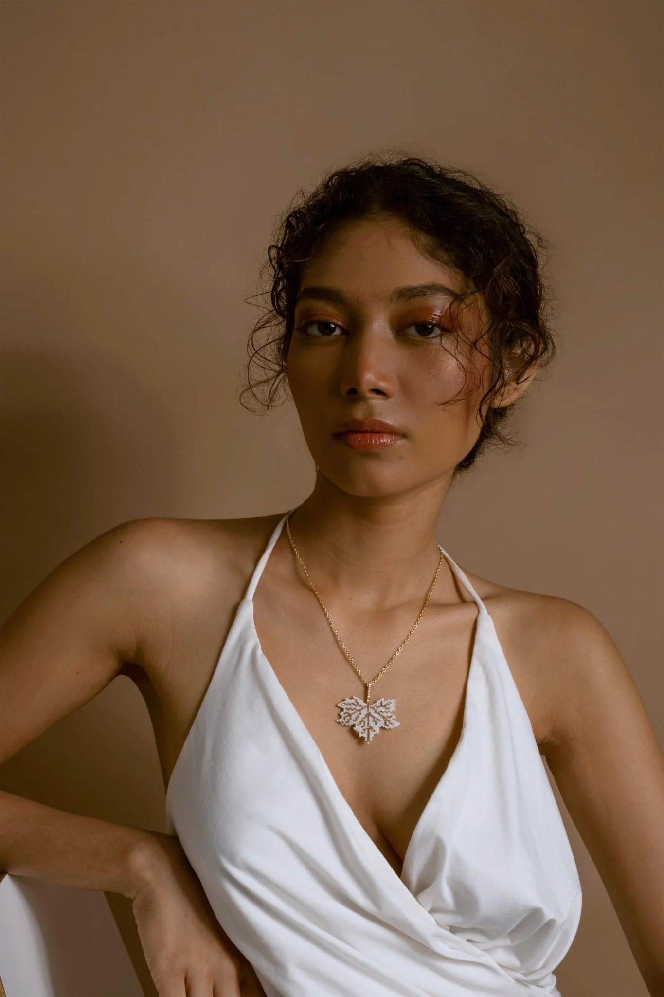 Gold Leaf Pendant