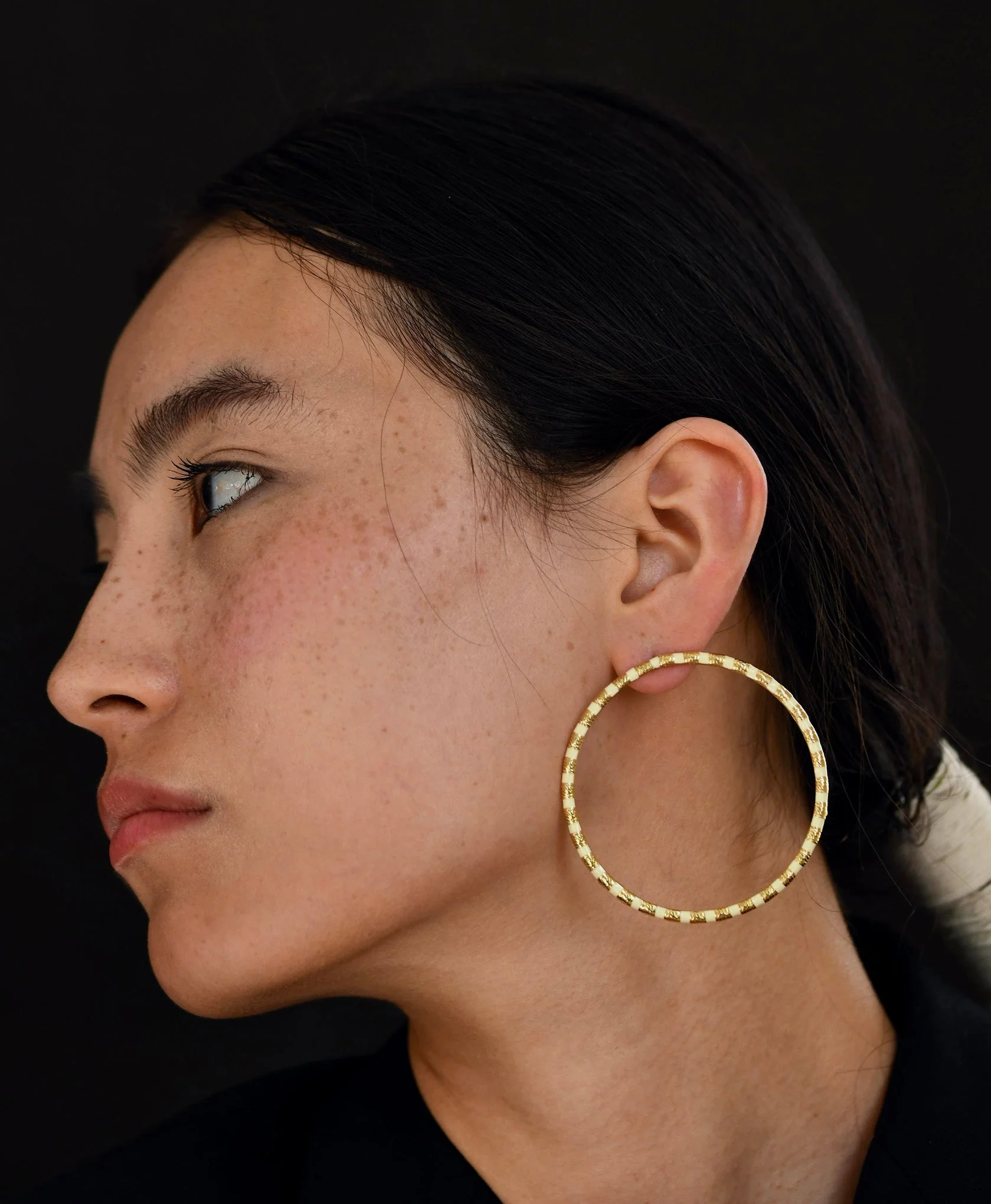 Golden Galaxy Ear Studs