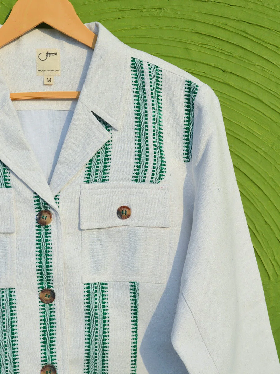 Green Biker Jacket - Image 2