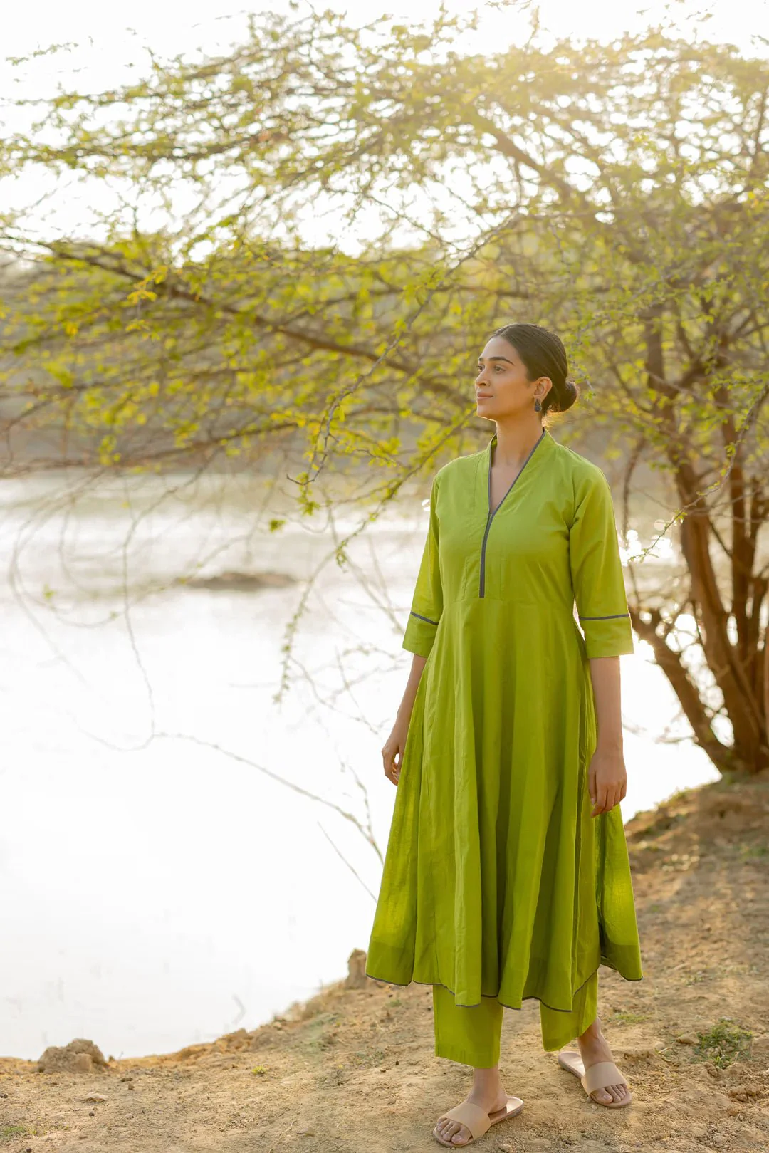Green Pear Kalidaar Set - Image 5