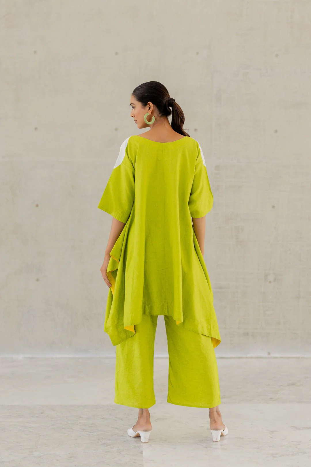 Green Sunflower Appliqué Co-Ord Set - Image 8