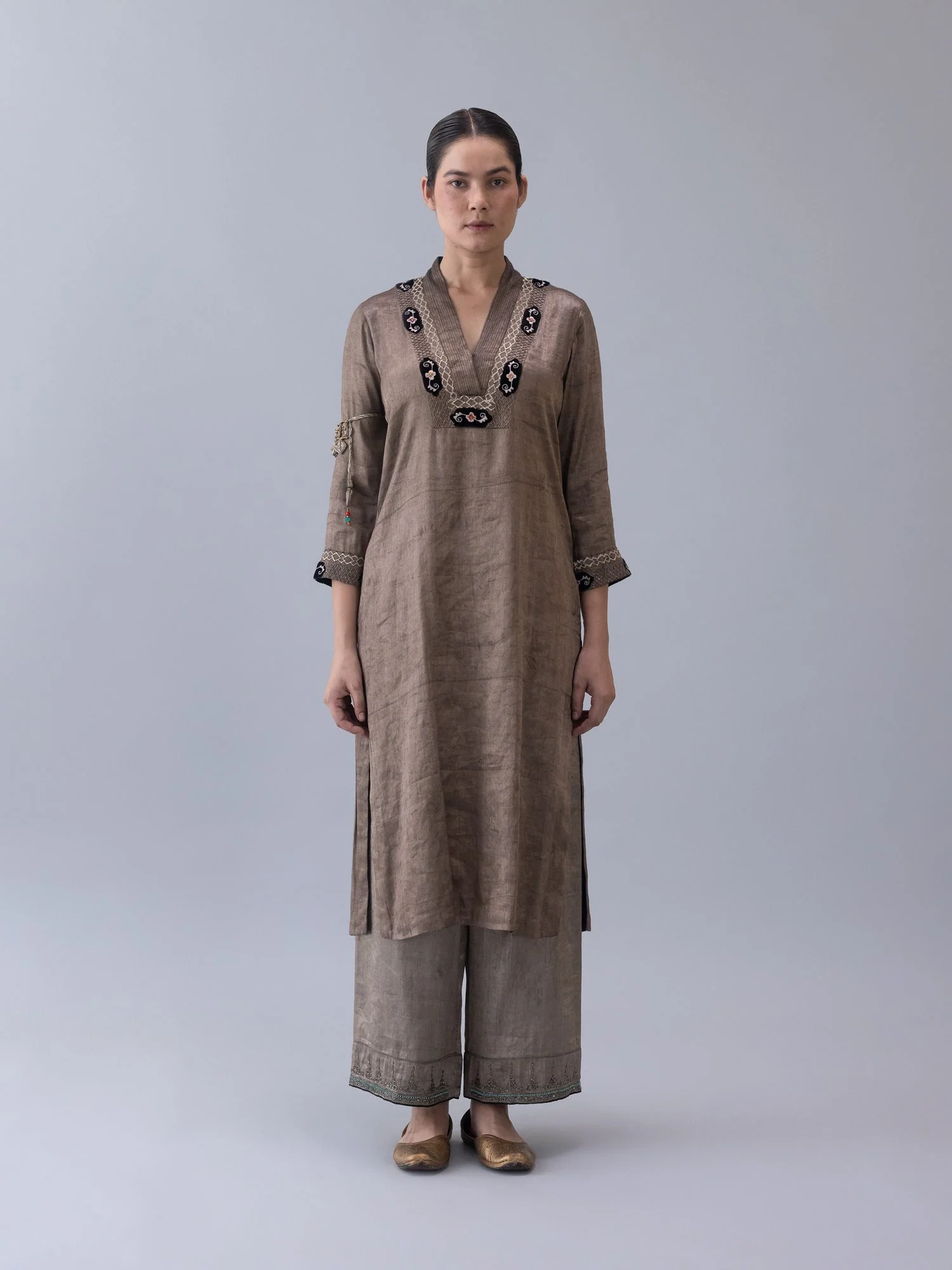 Gyatso Metallic Kurta - Image 3