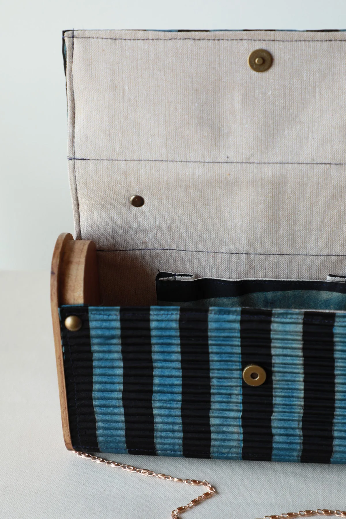 Harir Upcycled Capsule Clutch - Image 10