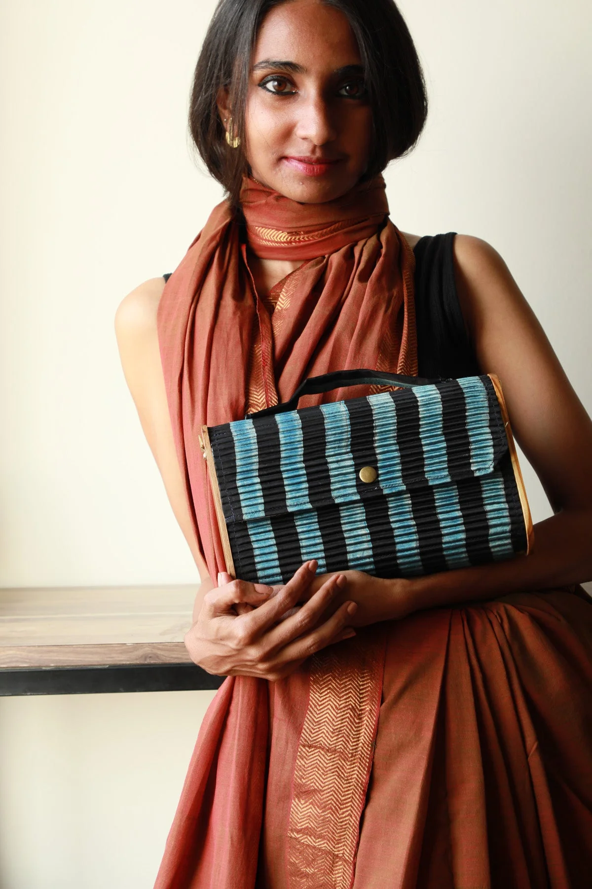 Harir Upcycled Capsule Clutch - Image 2